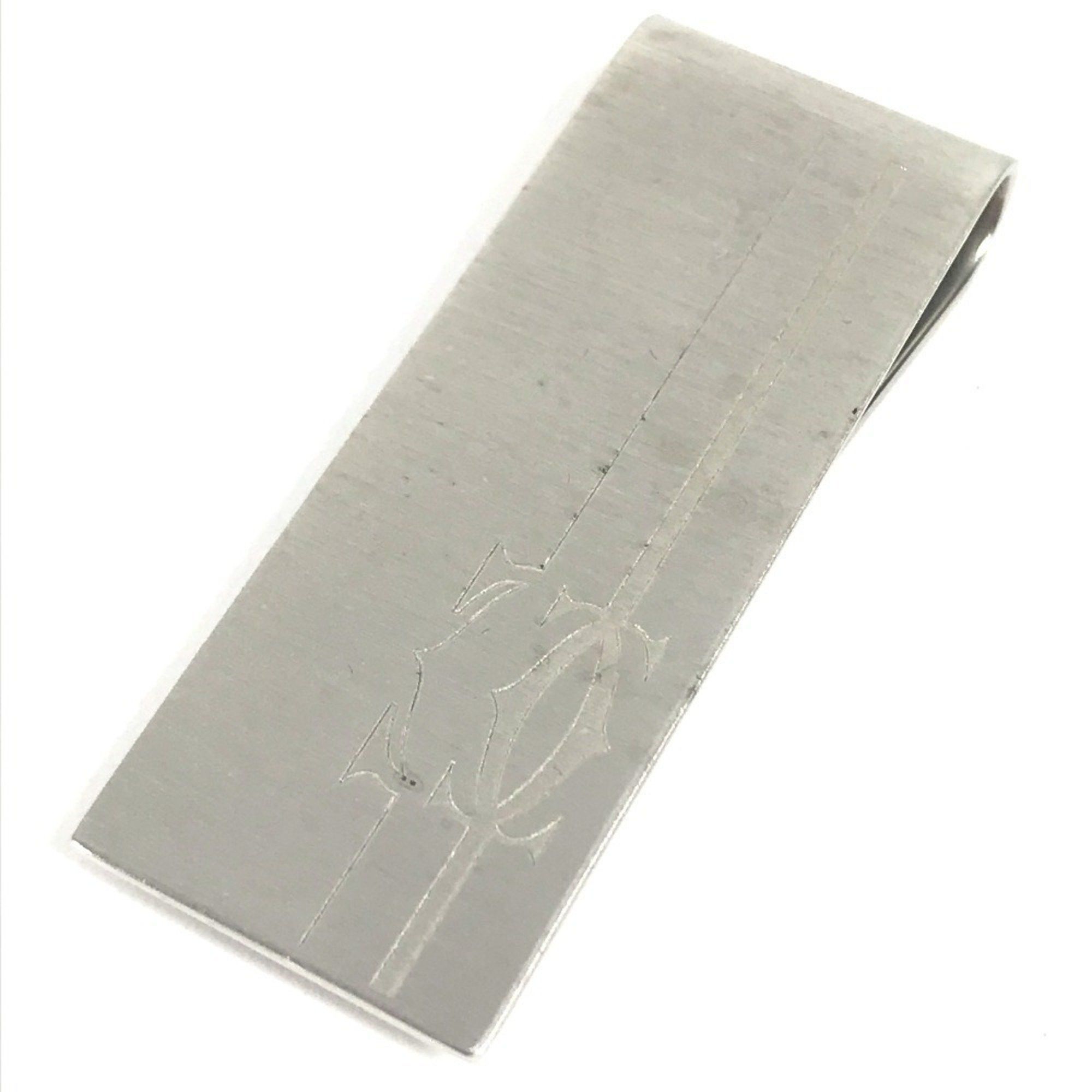 Cartier CARTIER Logo Wallet Money Clip SS Men's Women's Silver Size ONE SIZE - 1 Thumbnail