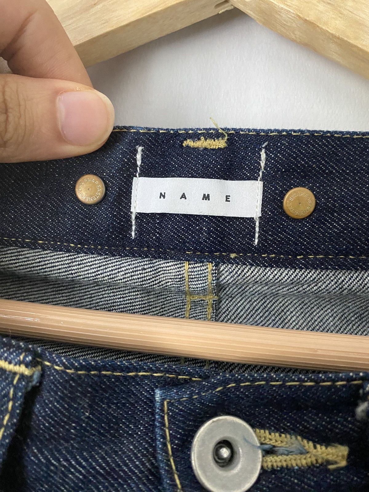 Japanese Brand NAME Denim Japanese Jeans Size US 30 / EU 46 - 3 Thumbnail