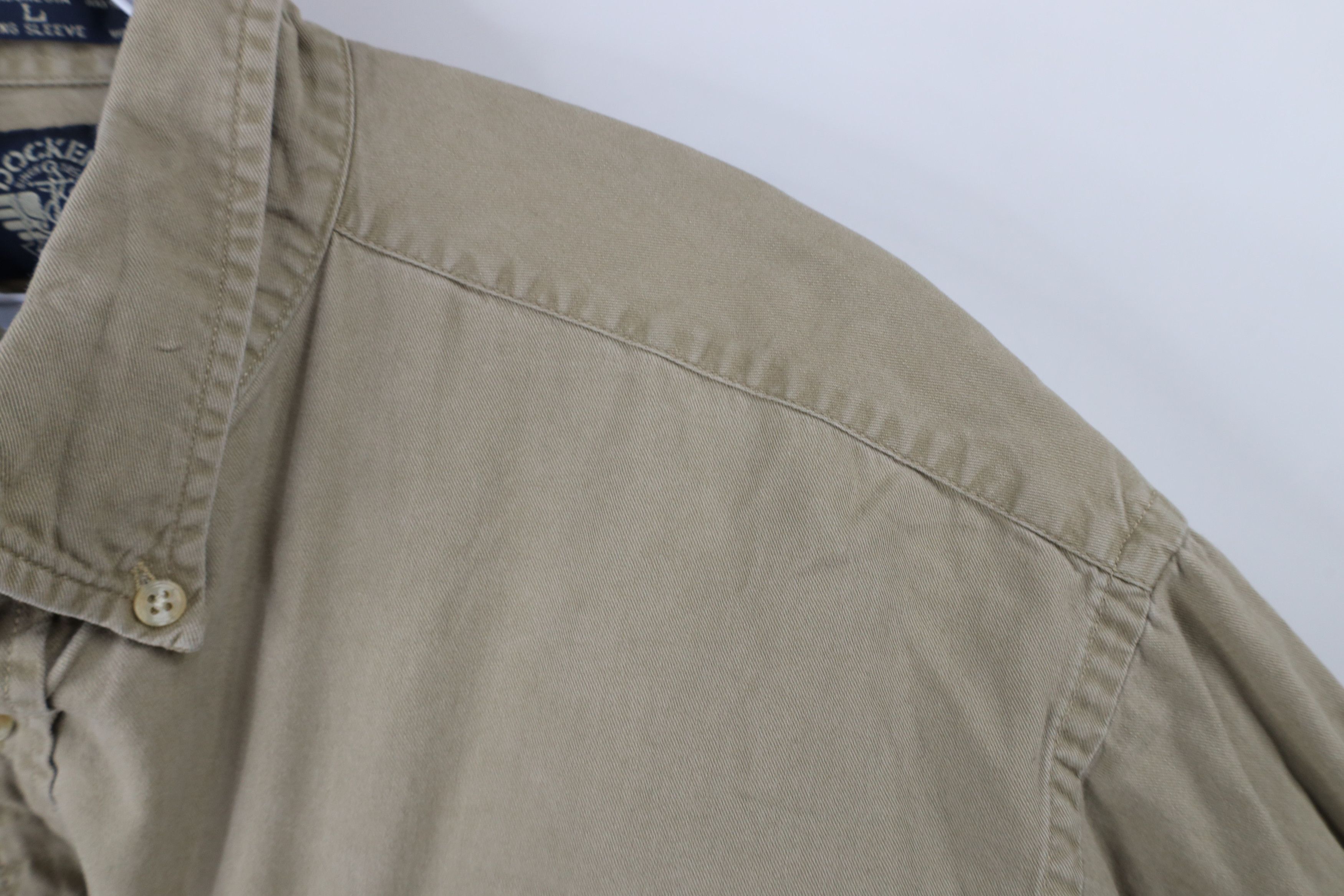 Vintage Vintage 90s Streetwear Military Collared Button Down Shirt Size US L / EU 52-54 / 3 - 5 Thumbnail