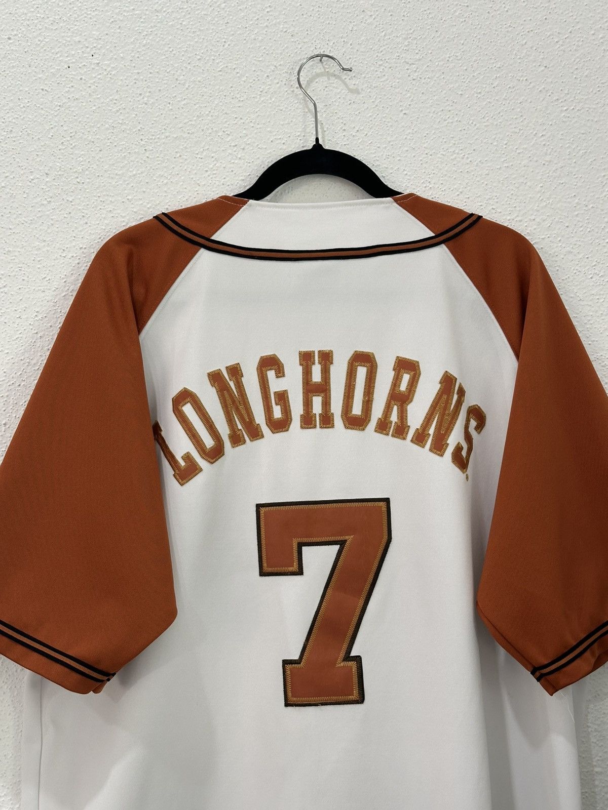 Colosseum Athletics Vintage 90s Colosseum Texas Longhorns Baseball Jersey #7 L Size US L / EU 52-54 / 3 - 5 Thumbnail