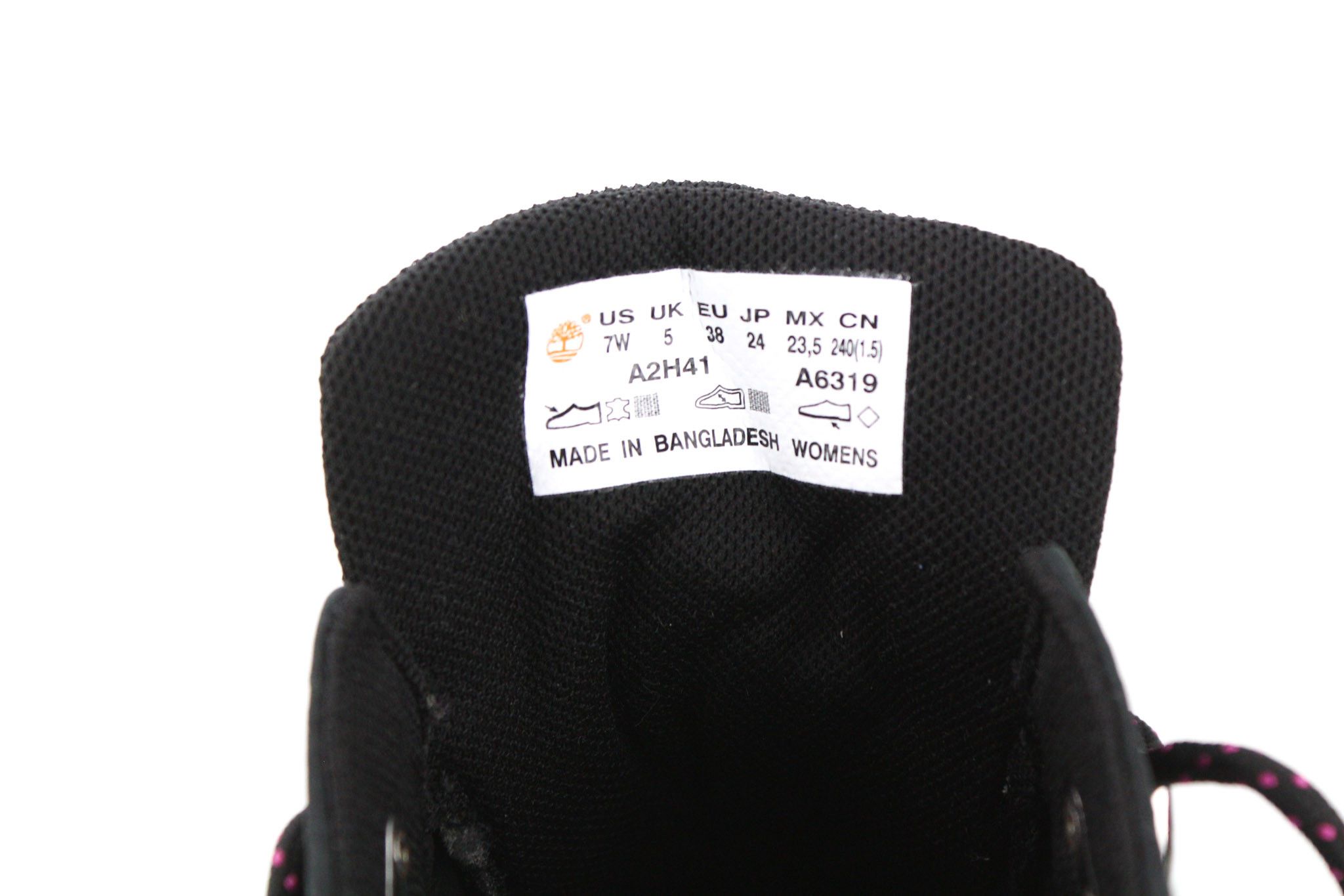 Timberland A2H41-A6319 EU37.5/38 Black Leather Trainers 80572 Size US 7.5 / IT 37.5 - 13 Thumbnail