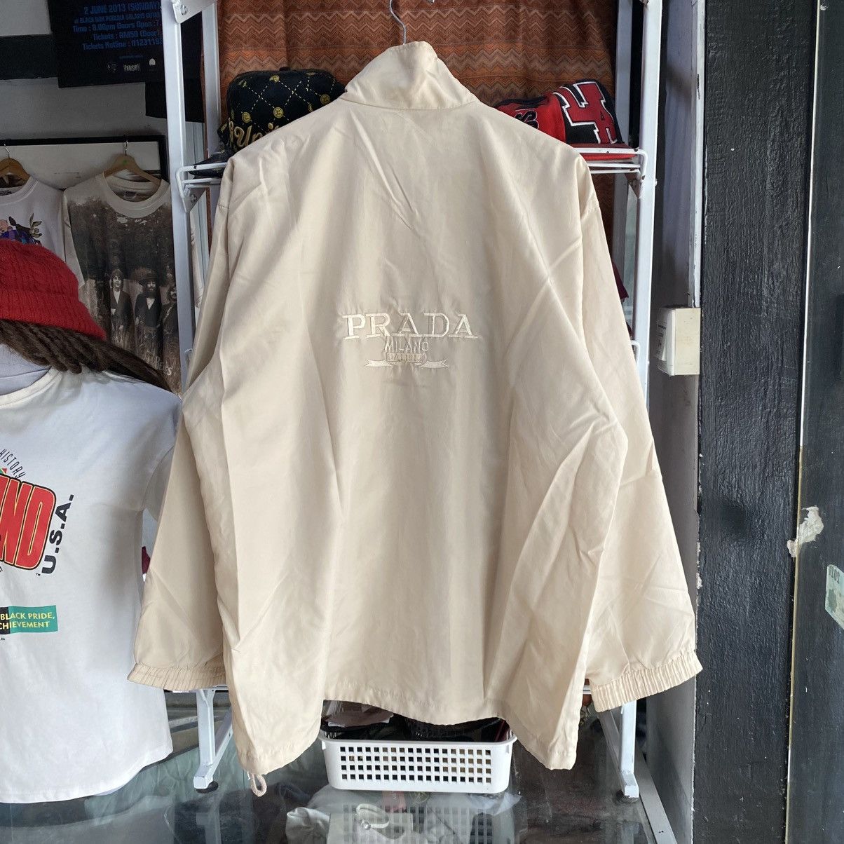 Vintage Vintage Bootleg Prada Milano Zip Light Jacket Size US L / EU 52-54 / 3 - 1 Thumbnail