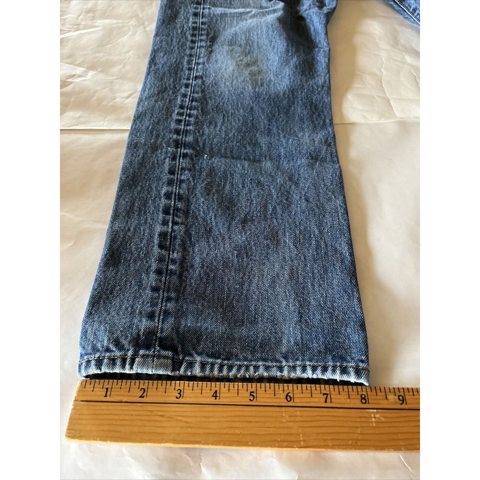 Levi's Levi's 501 XX Men 36x30 Blue Denim Jeans Button Fly Med Wash Size US 36 / EU 52 - 8 Thumbnail