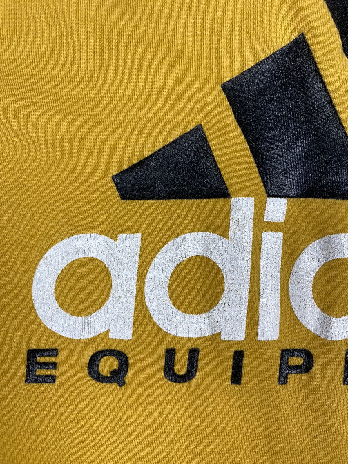Adidas Vintage 90s Adidas Equipment big logo Tee Size US L / EU 52-54 / 3 - 6 Thumbnail