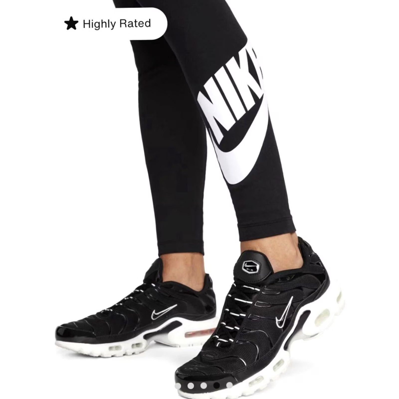 Nike Nike leggings Women's XS Regular Black Slim Fit Ankle Leggings for Activewear Size 26" / US 2 / IT 38 - 3 Thumbnail