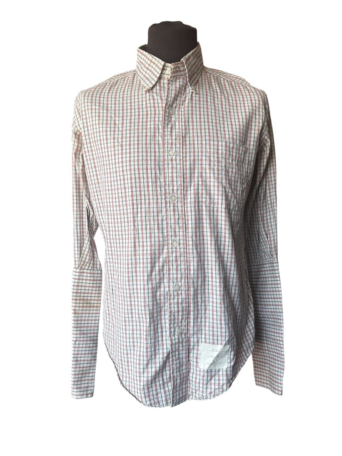 Thom Browne Square white Thom Browne shirt size 4 Size US XL / EU 56 / 4 - 1 Thumbnail