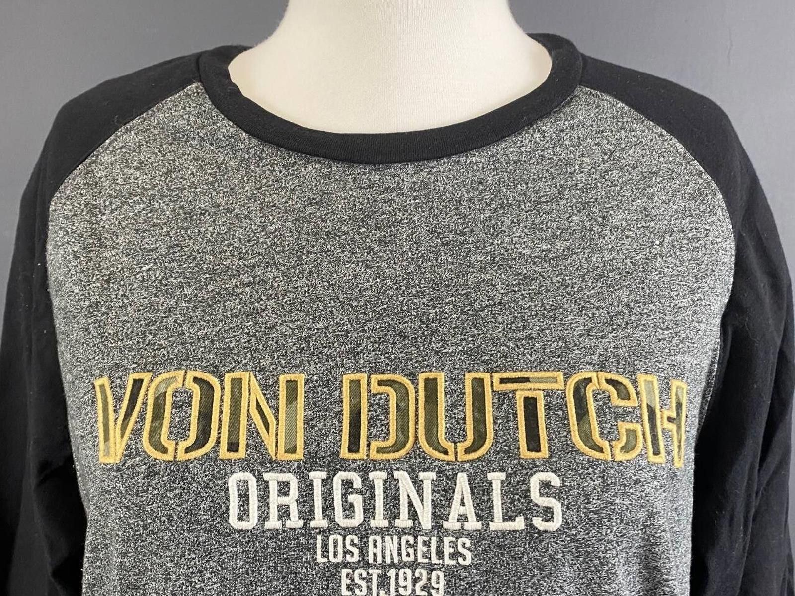 Von Dutch Von Dutch Multi Cotton Crew Neck Pullover Shirt Top Size 2XL Size XXL / US 16-18 / IT 52-54 - 5 Thumbnail