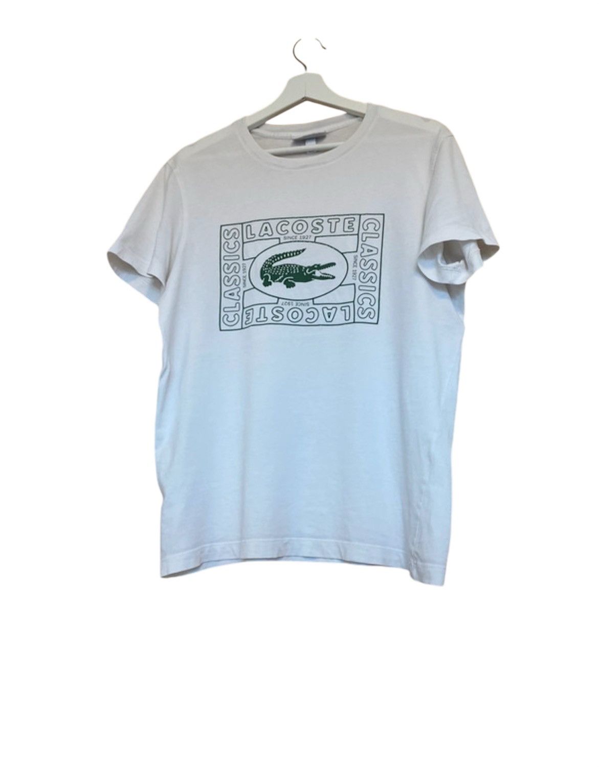 Lacoste Lacoste tshirt white M Size US M / EU 48-50 / 2 - 1 Thumbnail