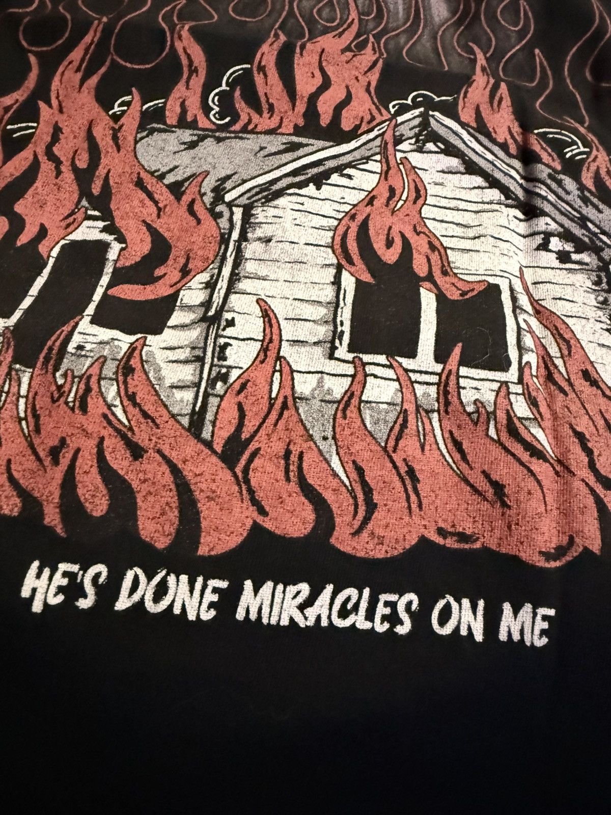 GOAT Crew Goat Crew “Chicago He’s done miracles on me” Black Red Shirt Size US L / EU 52-54 / 3 - 2 Thumbnail