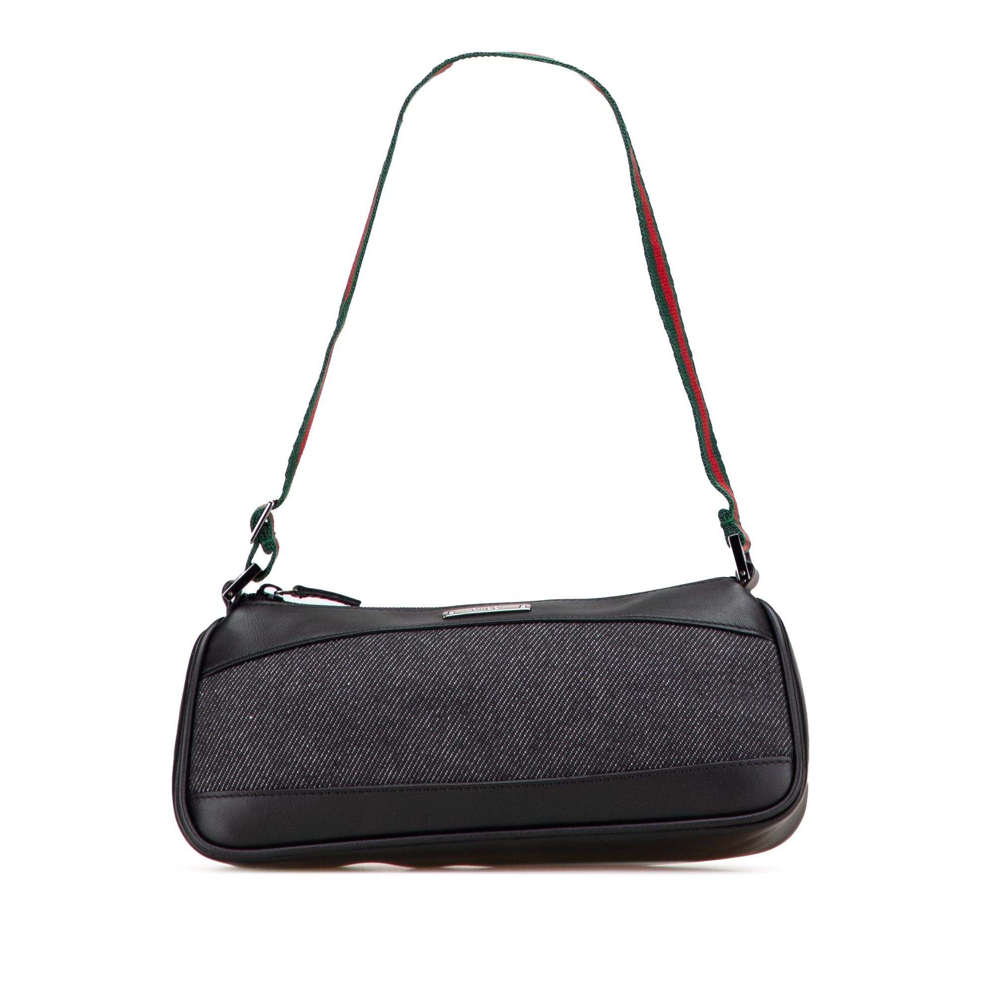 Gucci Denim Web Shoulder Bag Size ONE SIZE - 1 Thumbnail