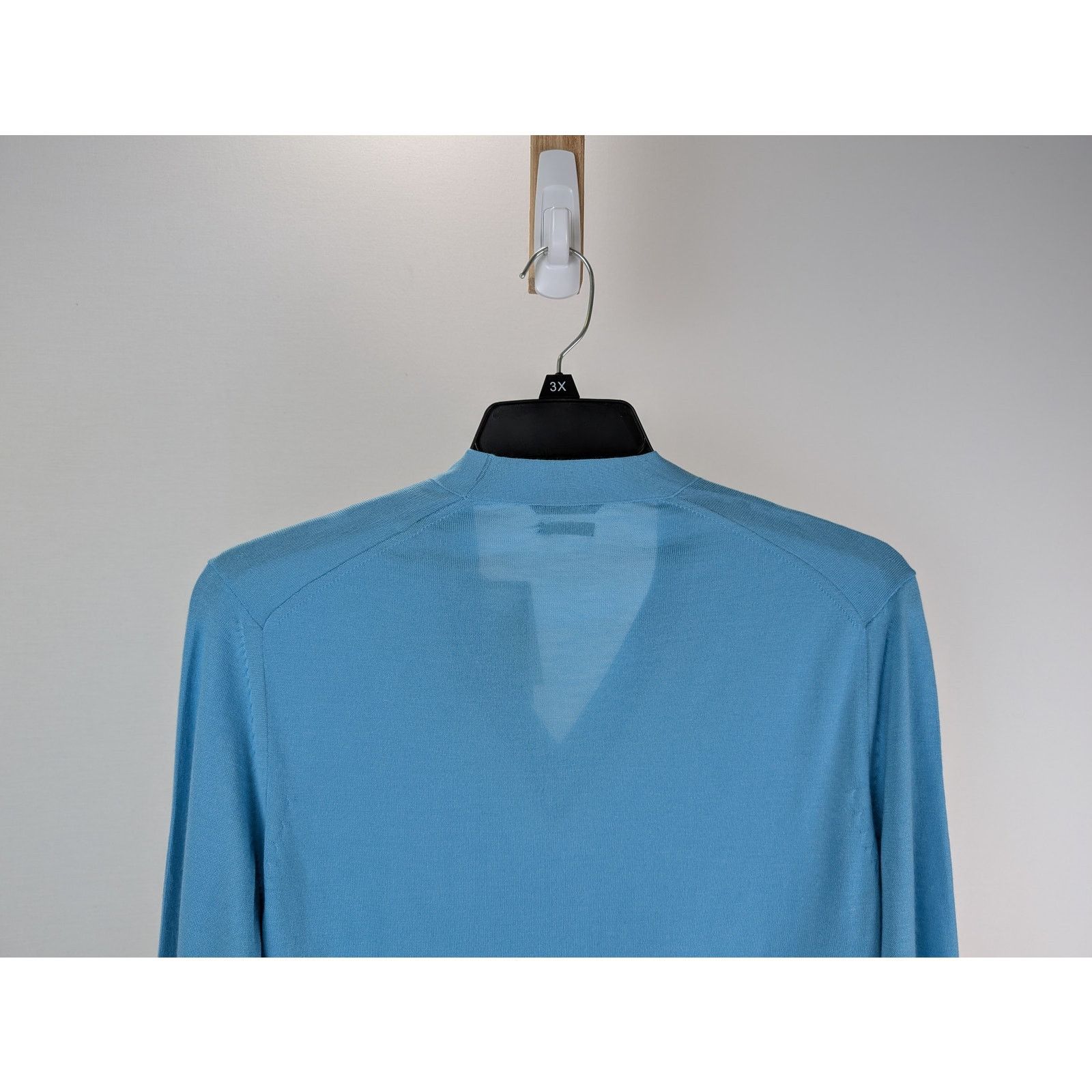 Tom Ford o1rshd1 V-Neck Knitwear Sweatshirt Sweater in Sky Blue Size US S / EU 44-46 / 1 - 11 Thumbnail