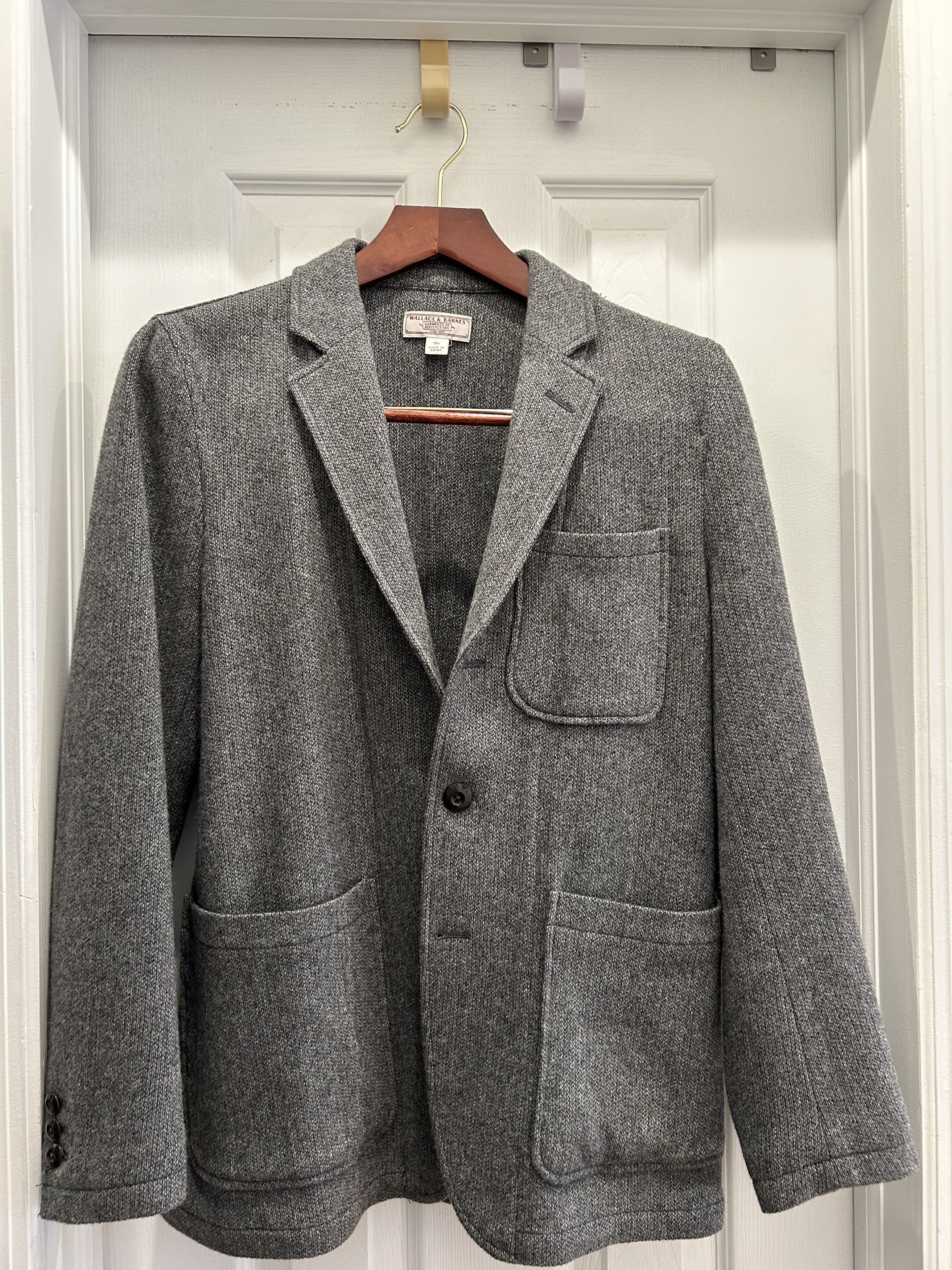 J.Crew × Wallace & Barnes Wallace & Barnes Knit Blazer Size 36S - 1 Thumbnail