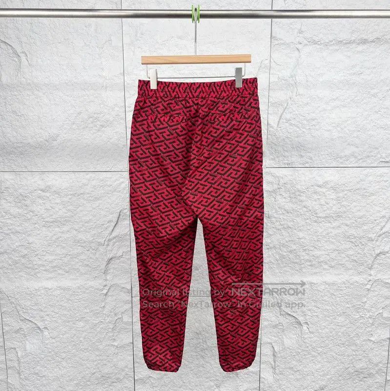 Versace Versace Red Casual Pants for Men . Size US 32 / EU 48 - 2 Thumbnail