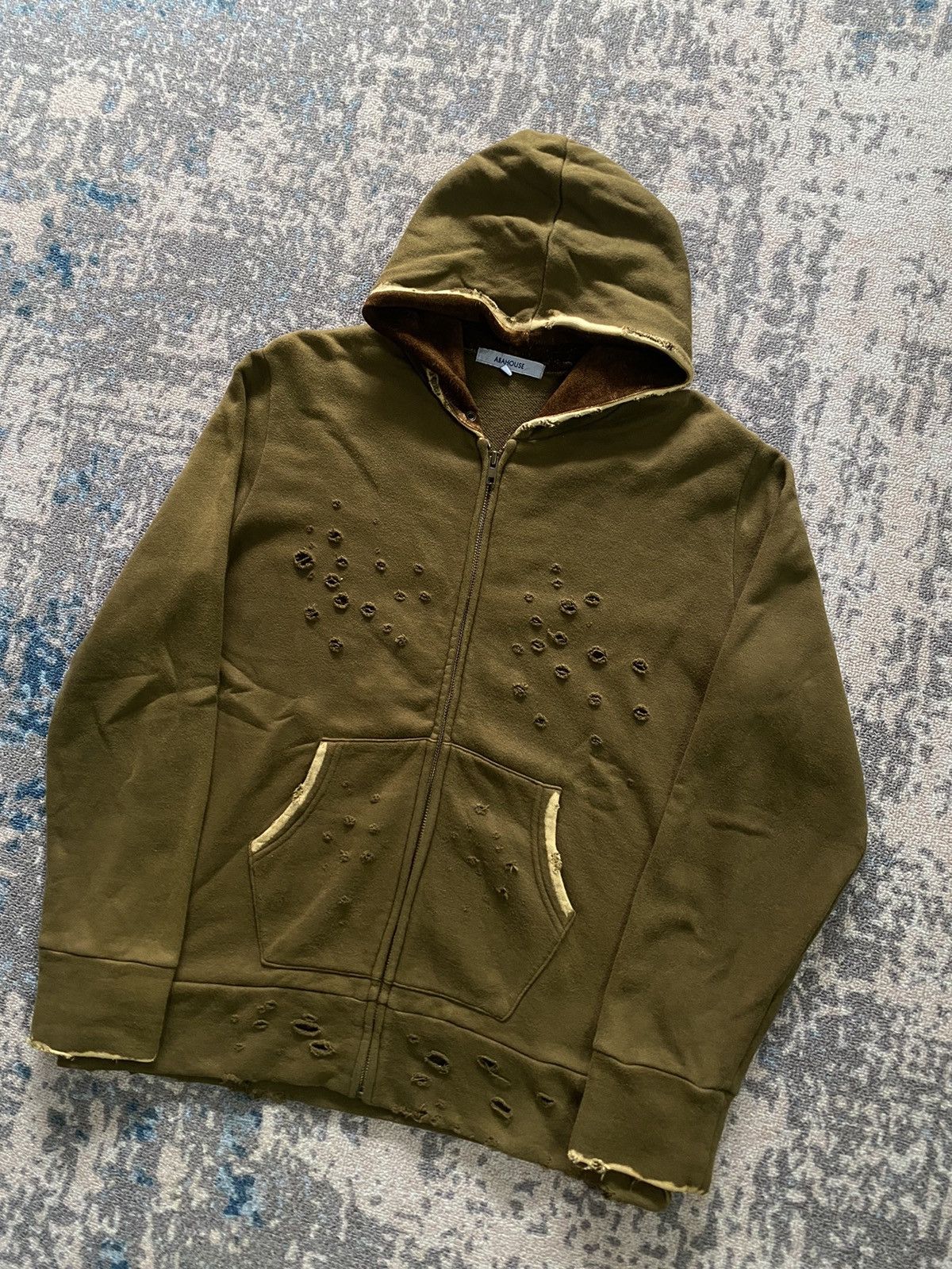 If Six Was Nine × Japanese Brand × Le Grande Bleu (L.G.B.) Japanes abahouse Distressed hoodie like numbernine Size US L / EU 52-54 / 3 - 2 Thumbnail