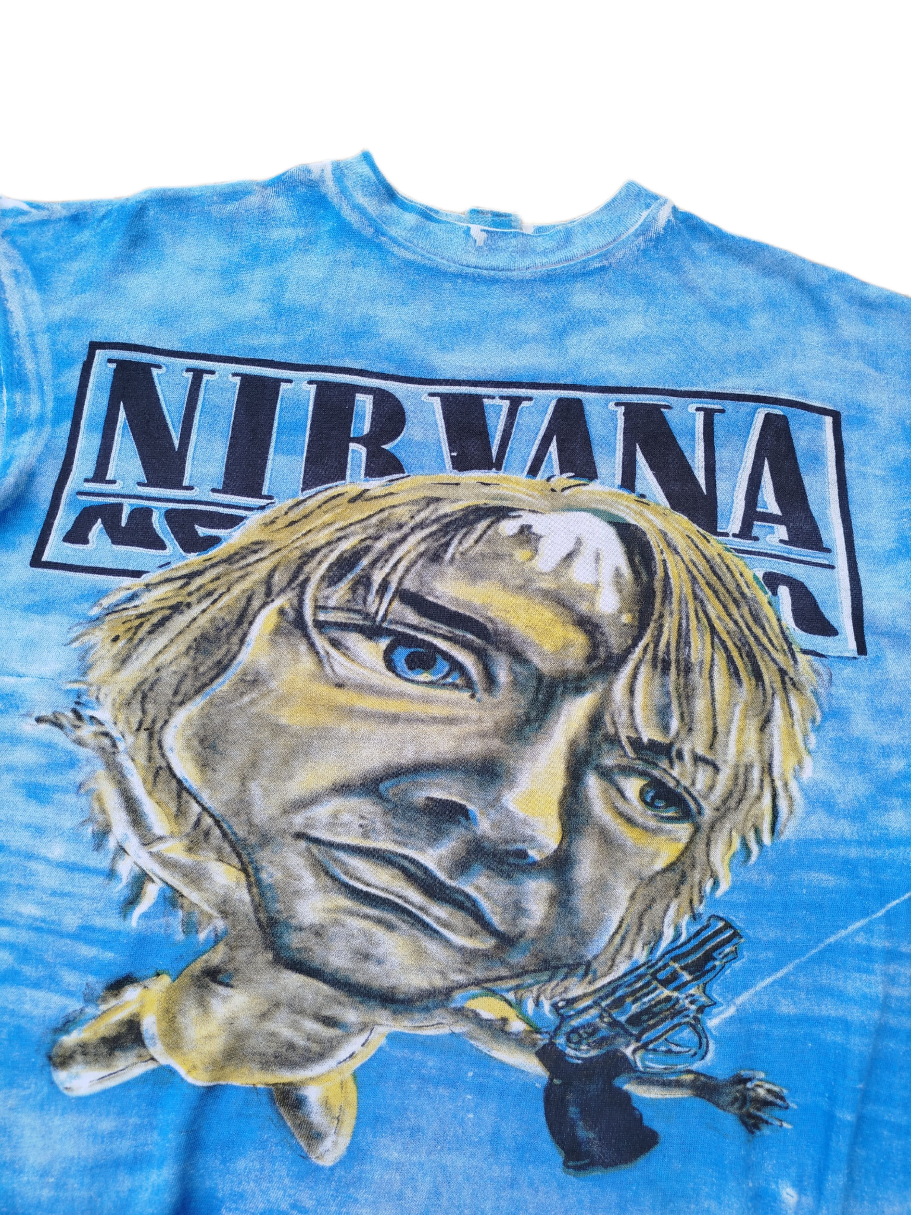 Vintage Vintage Rare Nirvana Nevermind Shirt Size US XL / EU 56 / 4 - 3 Thumbnail