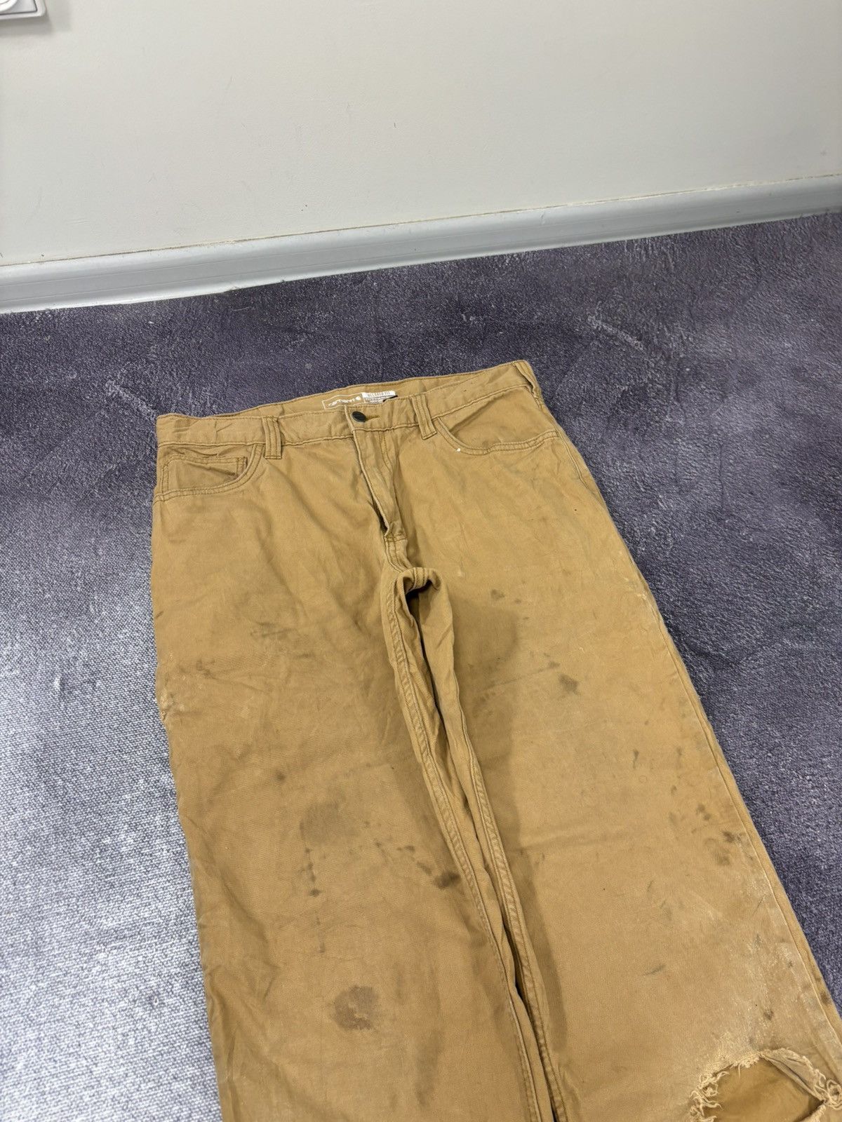 Carhartt Vintage Carhartt USA Rugged Flex Distressed Work Pants Size US 34 / EU 50 - 13 Thumbnail