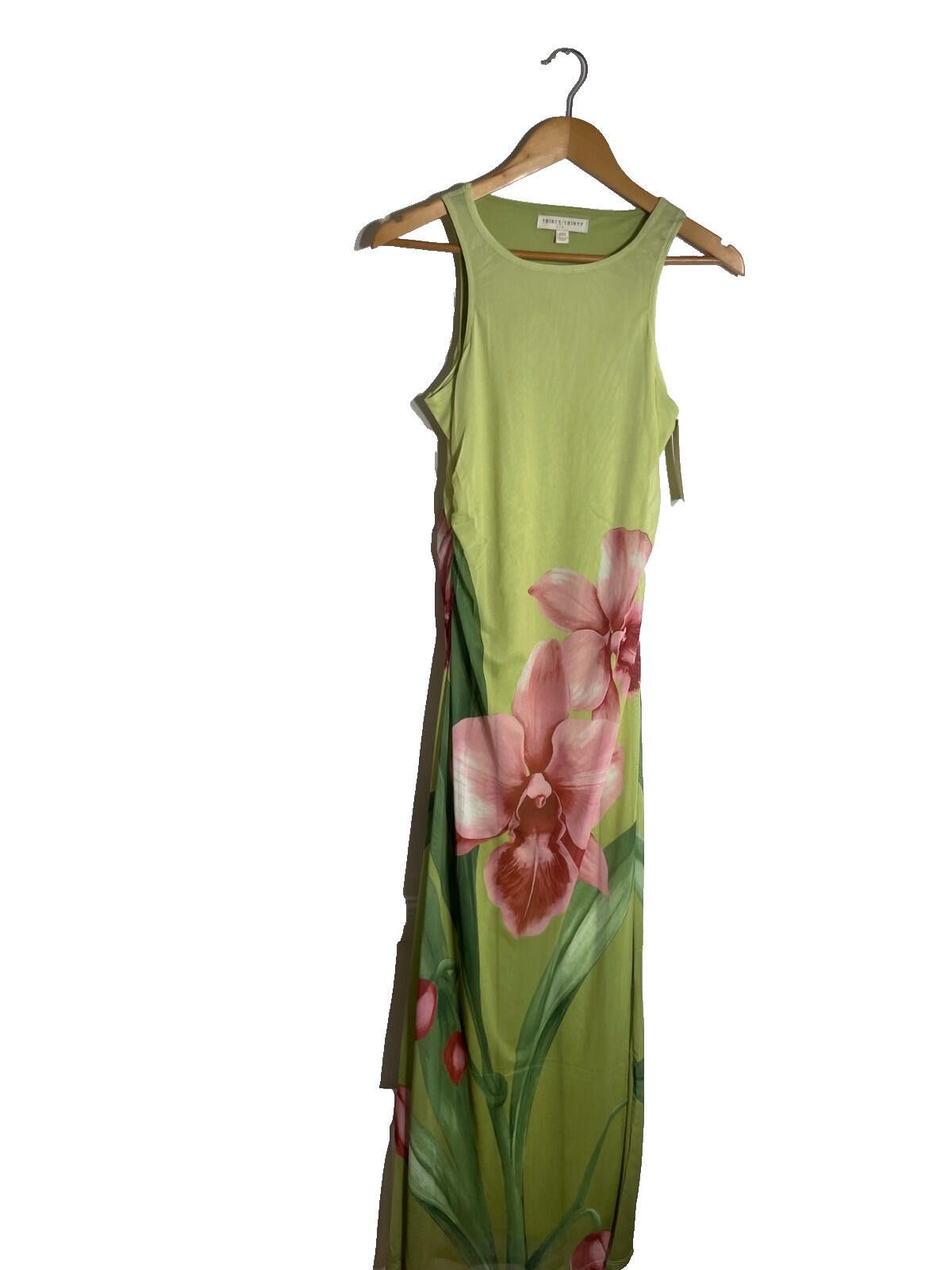 Other Thirty Thirty LA Green Orchid Maxi Dress Size M BNWT Size M / US 6-8 / IT 42-44 - 1 Thumbnail