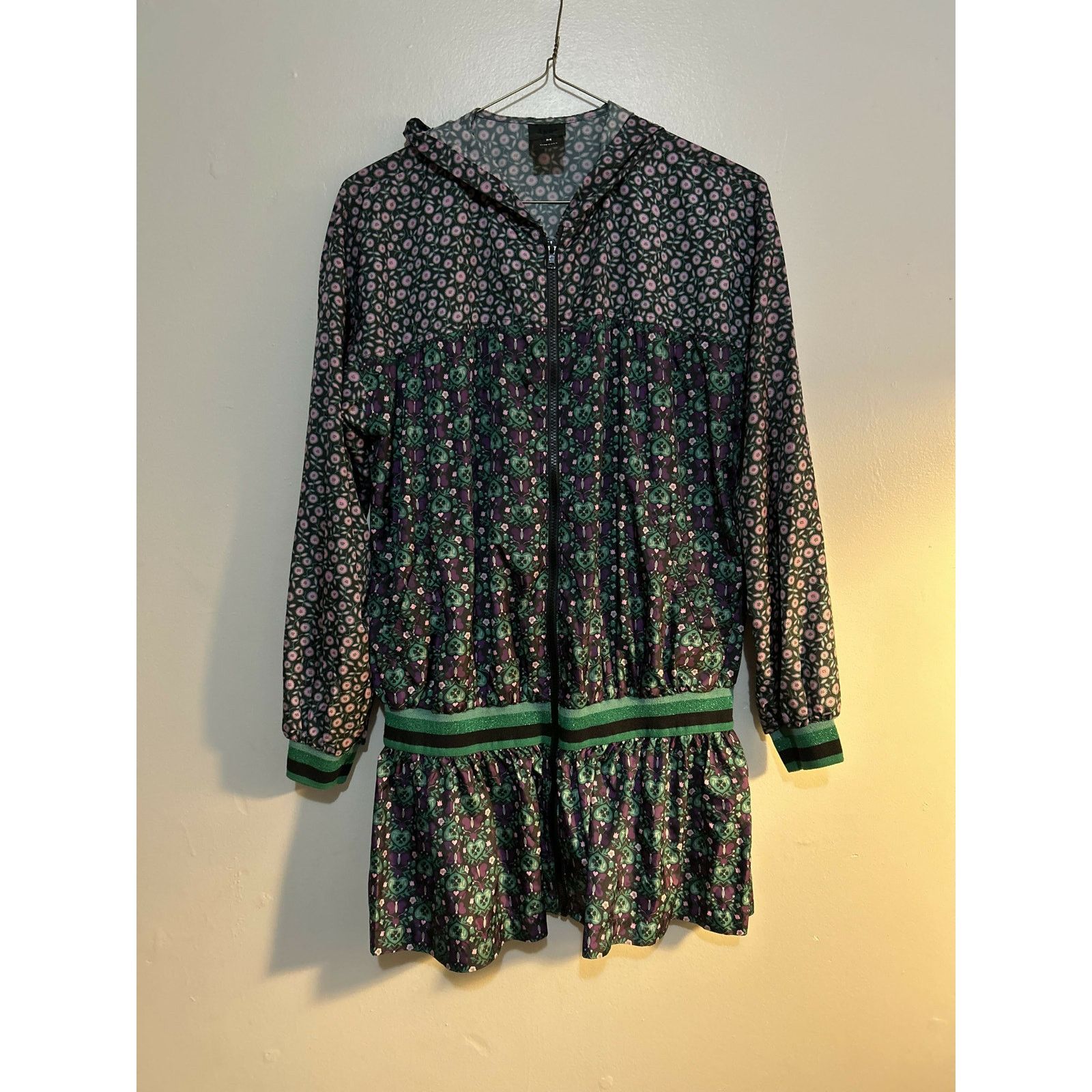 Anna Sui Anna Sui Pocket Full of Posies Floral Hooded Windbreaker M Size M / US 6-8 / IT 42-44 - 3 Thumbnail