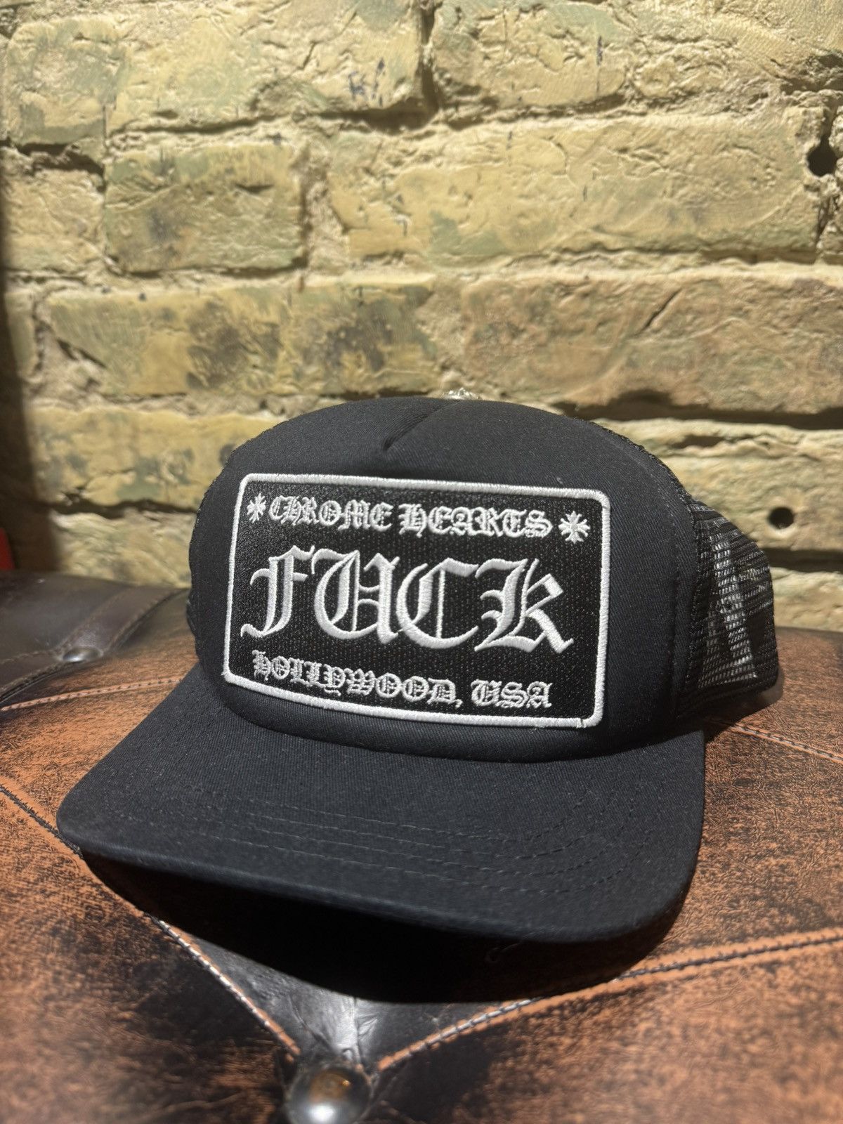 Chrome Hearts Chrome Hearts FCK Truck Hat Cap Size ONE SIZE - 1 Thumbnail