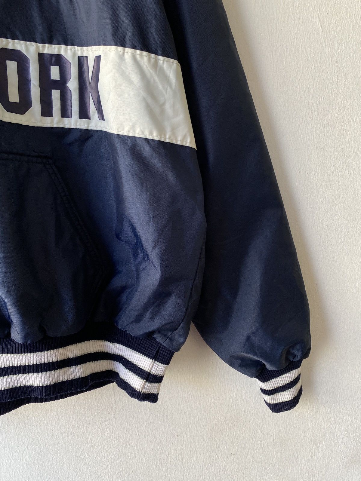 New York Yankees × Vintage Vintage 90s New York Yankees Nylon Jacket Size US M / EU 48-50 / 2 - 7 Thumbnail