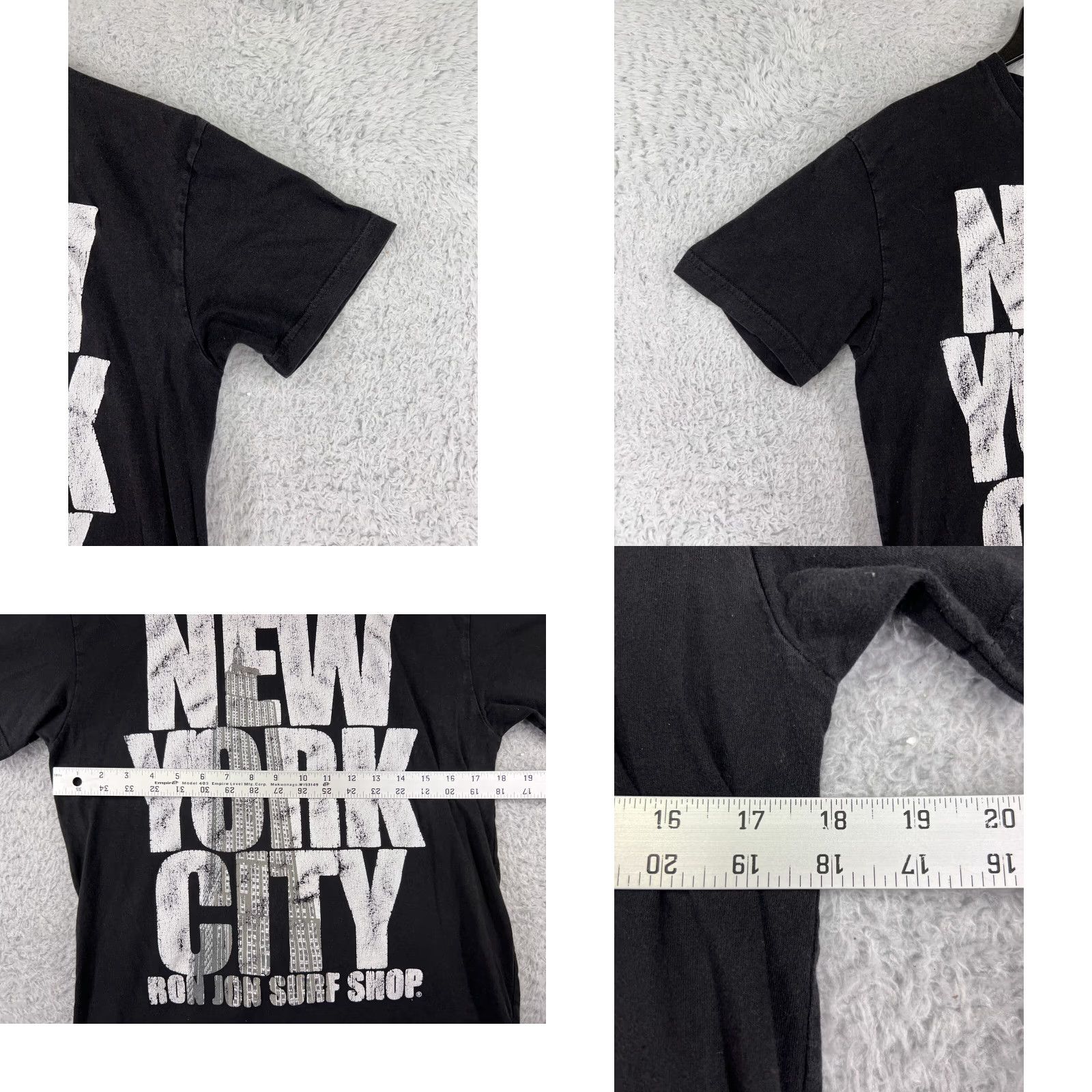 Ron Jon Surf Shop Ron Jon Surf Shop Shirt Mens Small Black New York City Aloha Beach City Logo Crew Neck T-Shirt Mens Size US S / EU 44-46 / 1 - 8 Thumbnail