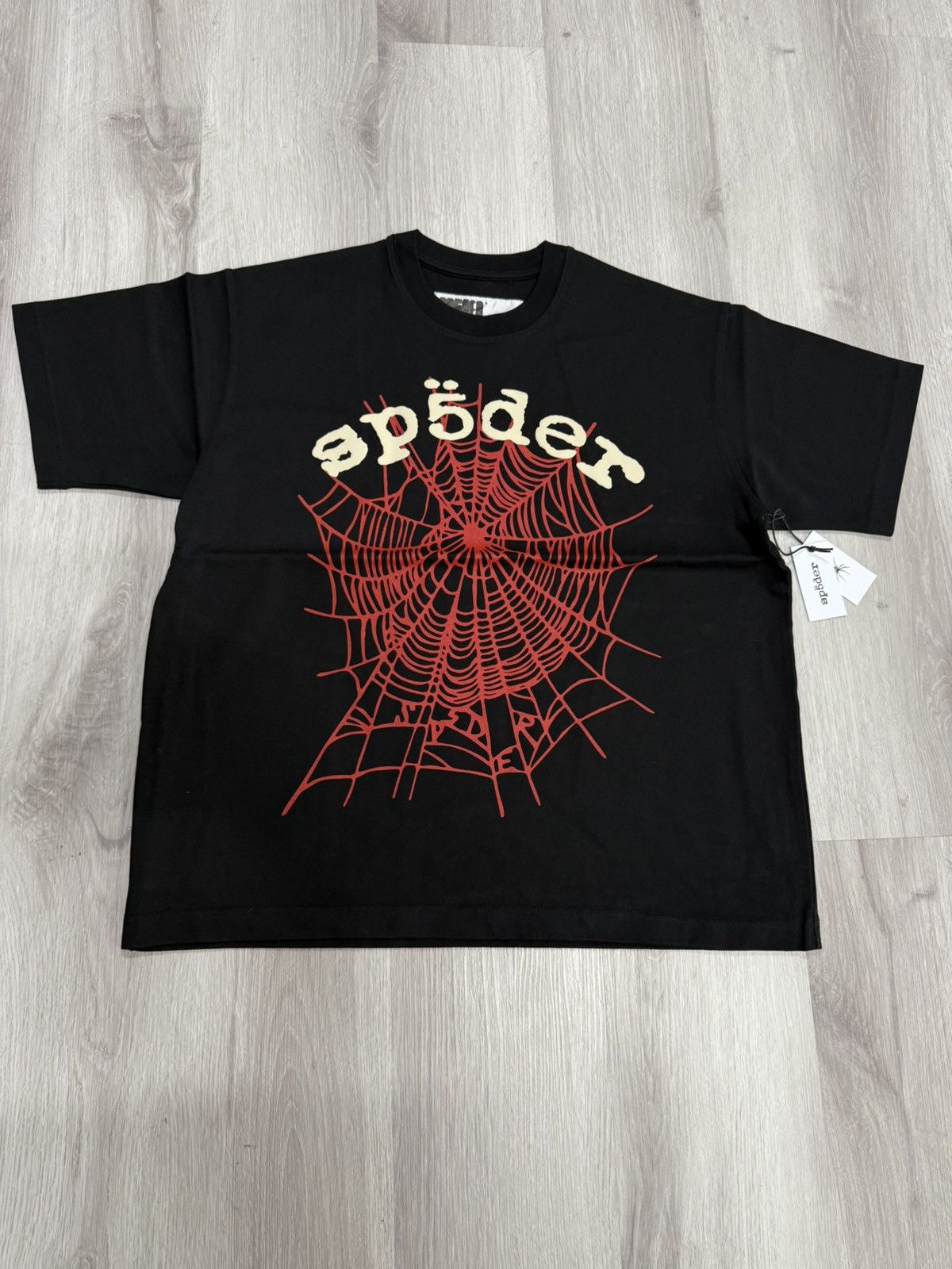 Siyah ファッション ✨Sp5der Legacy Logo スパイダー Tシャツ