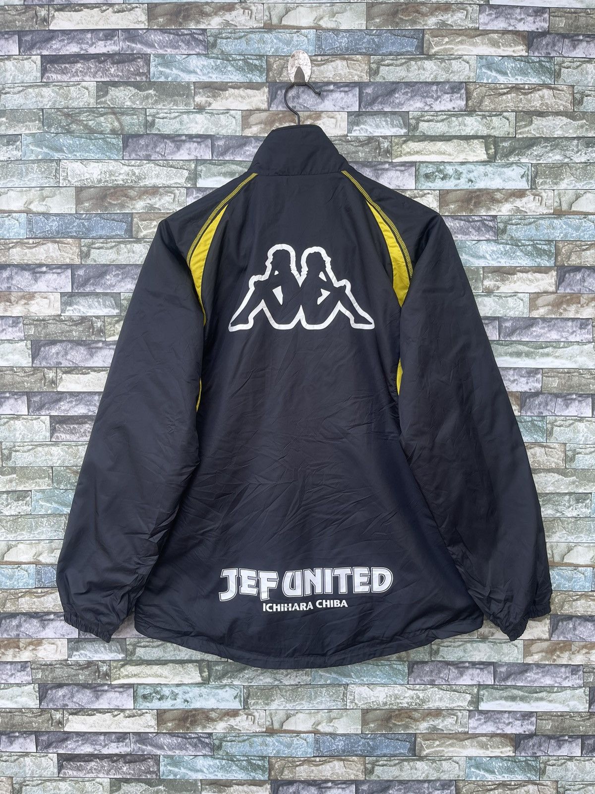 Kappa Black Jacket JEF United Ichihara Chiba Branding Size L