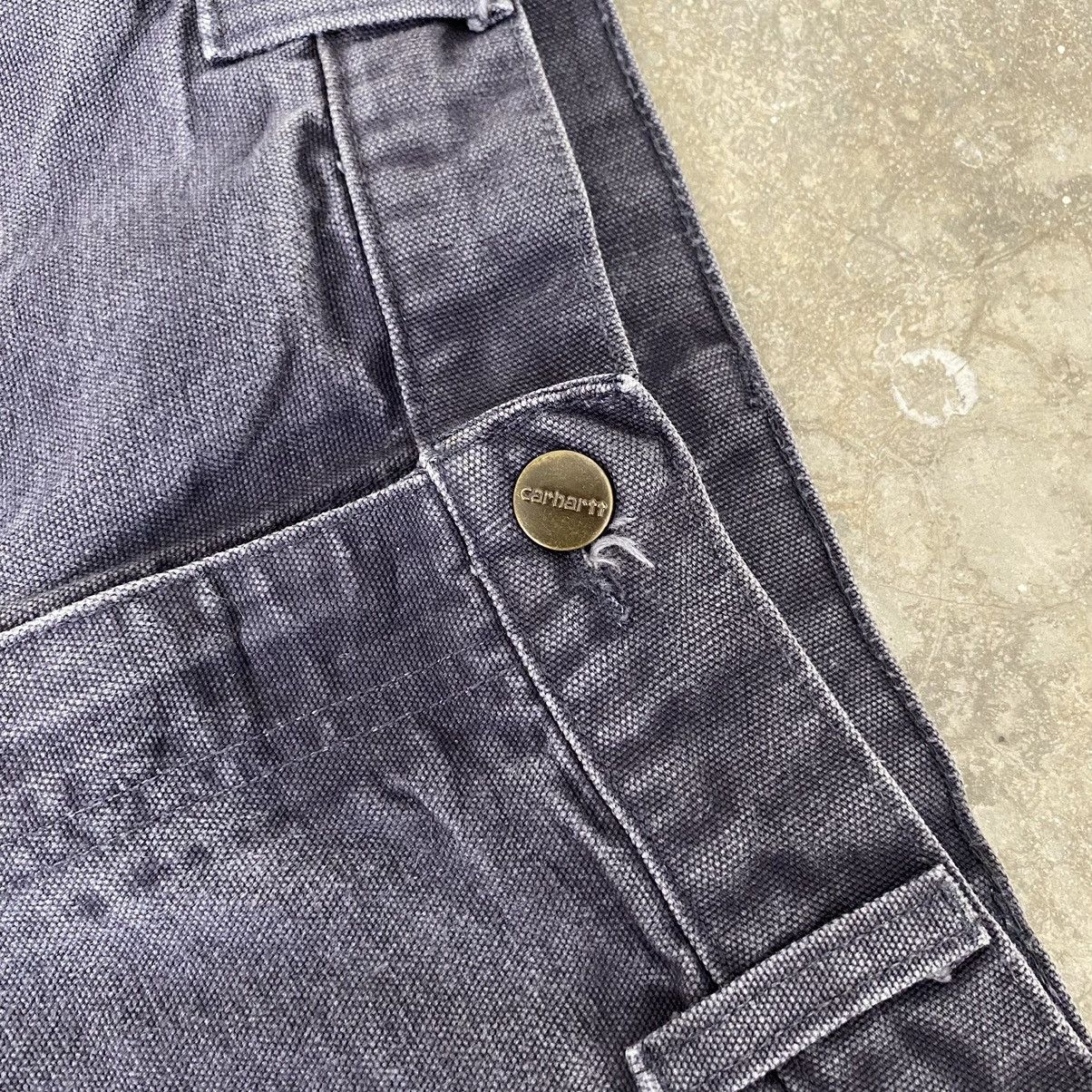Carhartt Vintage Carhartt Faded Midnight Blue Dirty Carpenter Pants Size US 33 - 11 Thumbnail