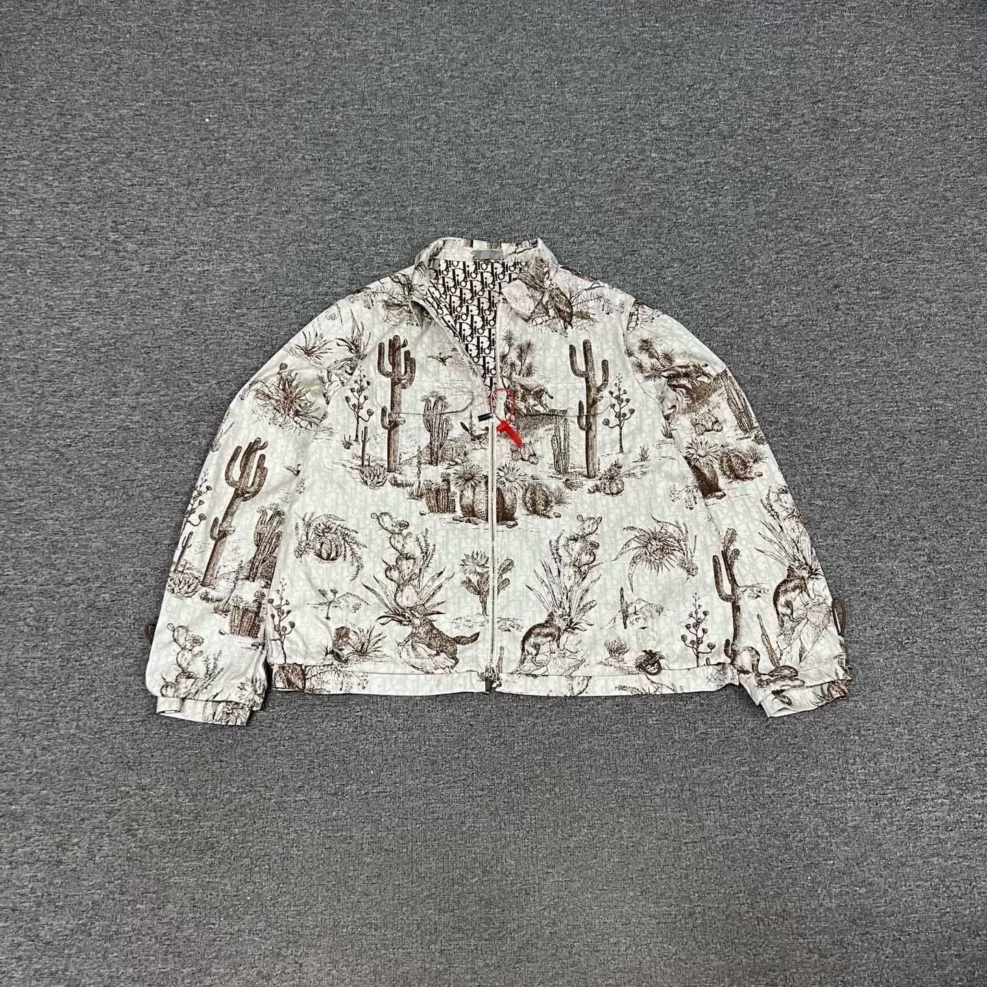 Dior Dior x Travis Scott Limited Logo Zip Jacket Size US L / EU 52-54 / 3 - 1 Thumbnail