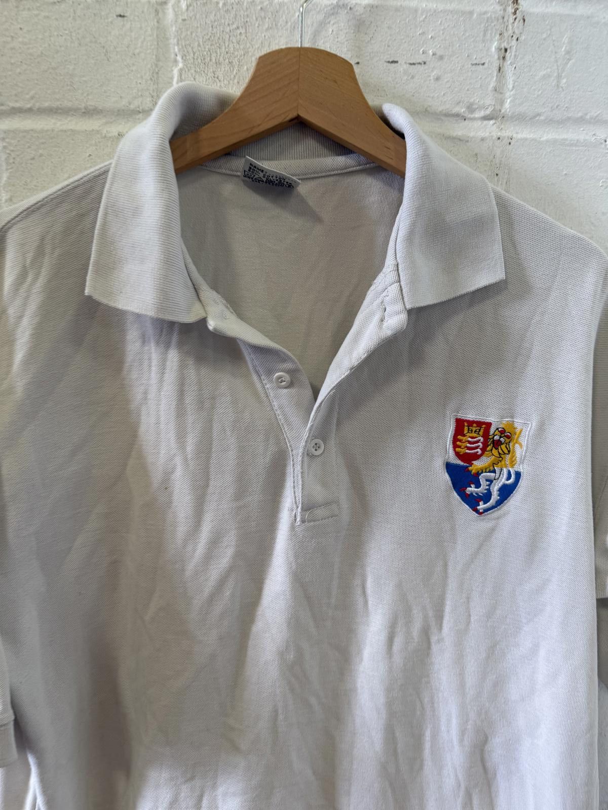 Designer Sportex Vintage Polo Shirt with Crest - Size L Size US L / EU 52-54 / 3 - 2 Thumbnail