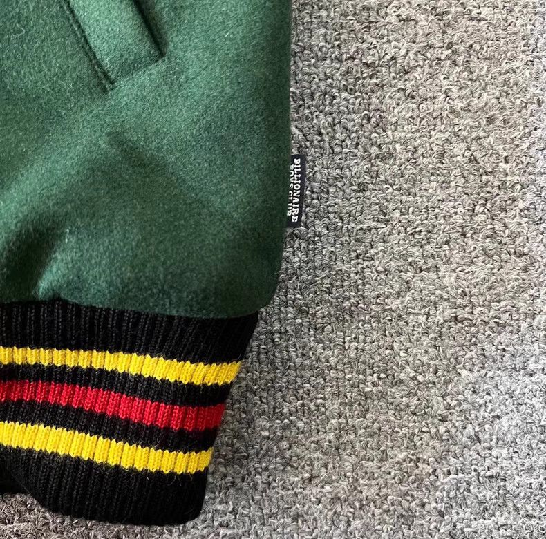 Billionaire Boys Club Green Rocket Sleeve Terry Embroidered Varsity Jacket. Q7 Size US M / EU 48-50 / 2 - 4 Thumbnail