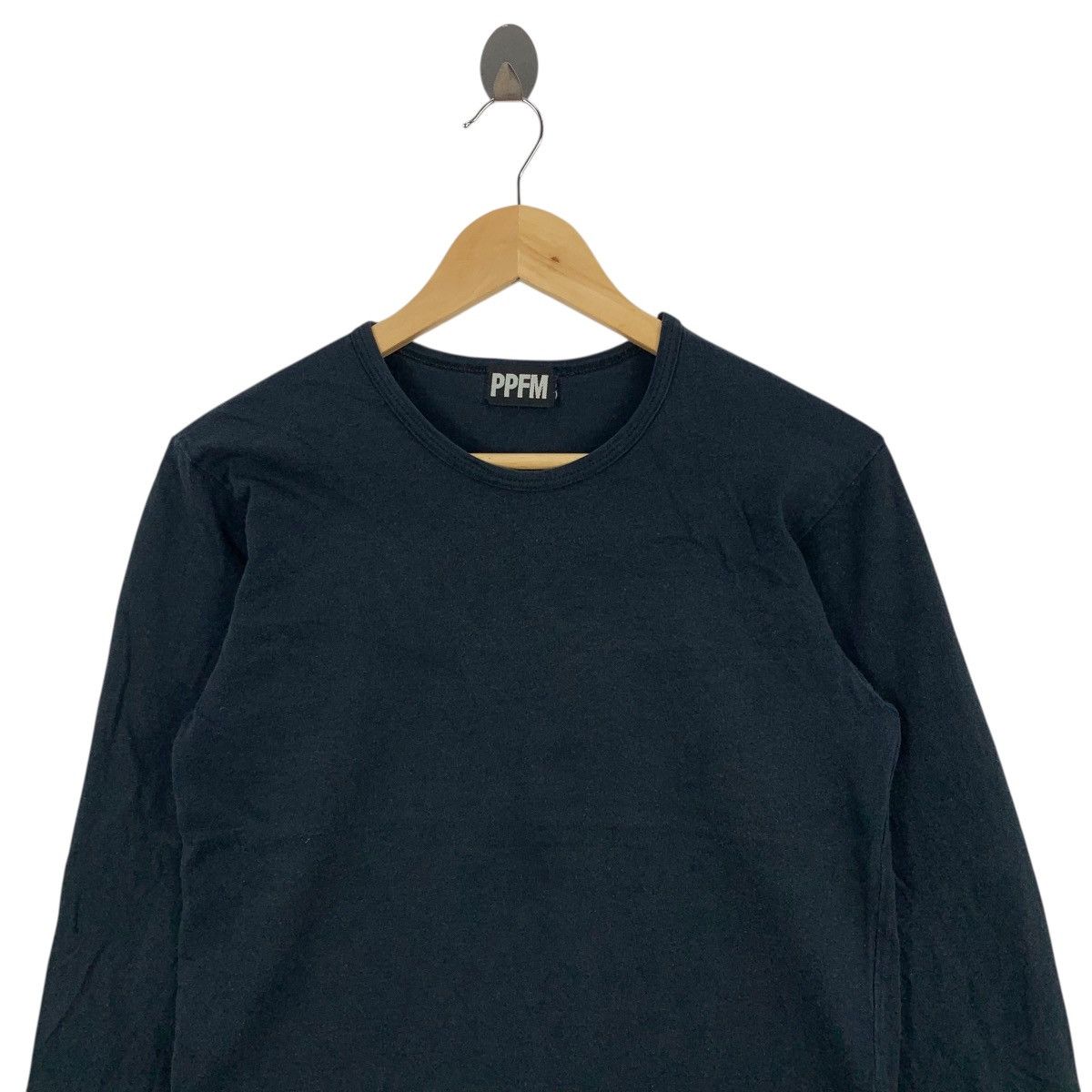 PPFM PPFM Punk Japanese Brand Plain Long Sleeve Tshirt Size US S / EU 44-46 / 1 - 2 Thumbnail