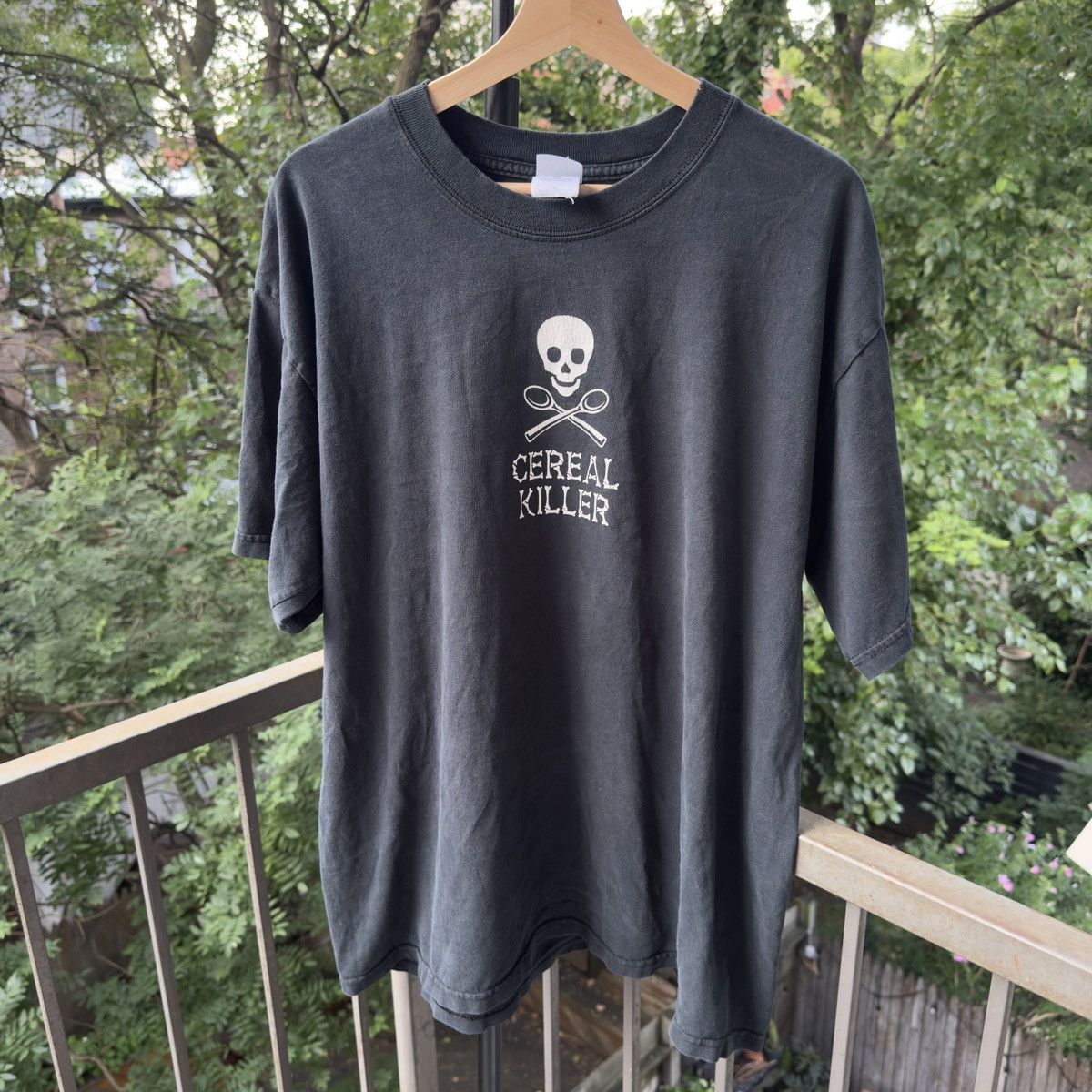 Vintage Cereal Killer Thrashed Faded Distressed Shirt ERD Grunge Size US XL / EU 56 / 4 - 6 Thumbnail