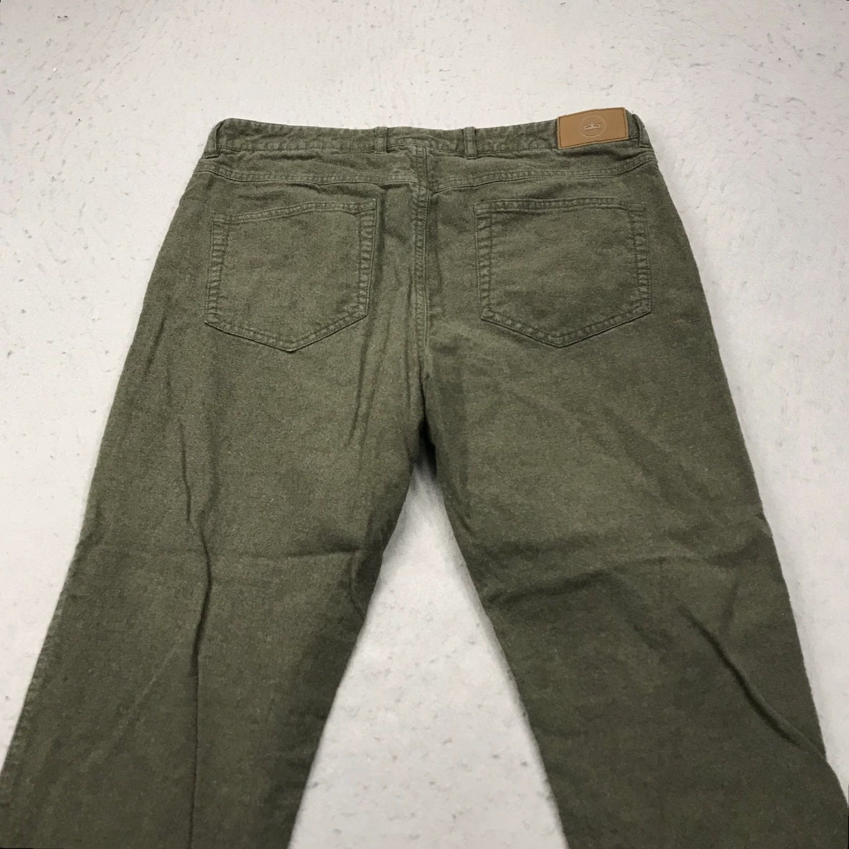 Peter Millar Peter Millar Pants Mens 34x29 Olive Green Flannel Five Pocket Pant Casual Chino Shirt? Size US 34 / EU 50 - 7 Thumbnail