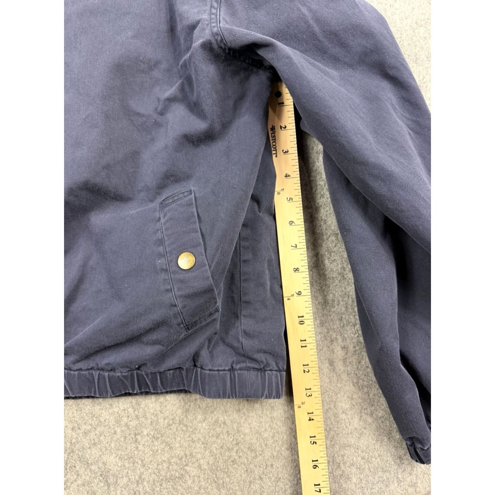 Vintage VINTAGE Duck Head Jacket Navy Blue Full Zip Lined 90s Mens 2XL Casual Workwear Size US XXL / EU 58 / 5 - 2 Thumbnail