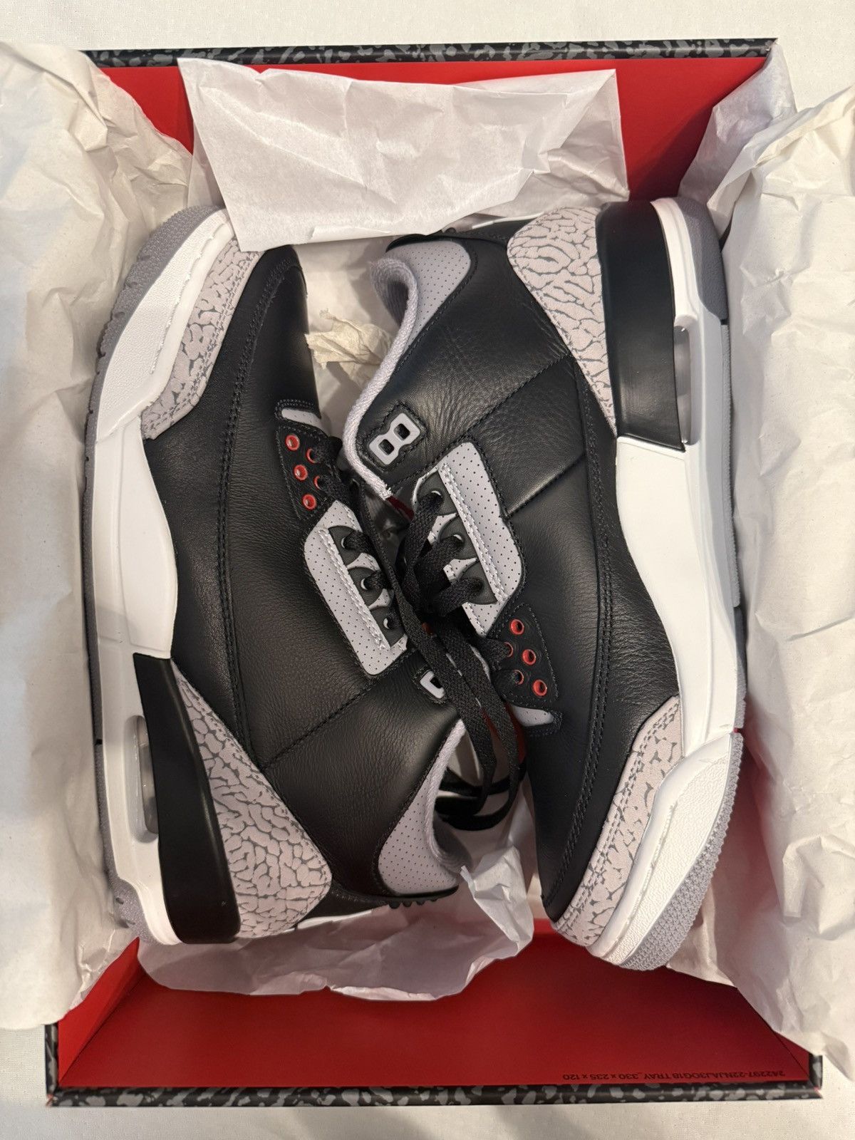 Jordan Brand JORDAN 3 BLACK CEMENT Size US 9.5 / EU 42-43 - 1 Thumbnail