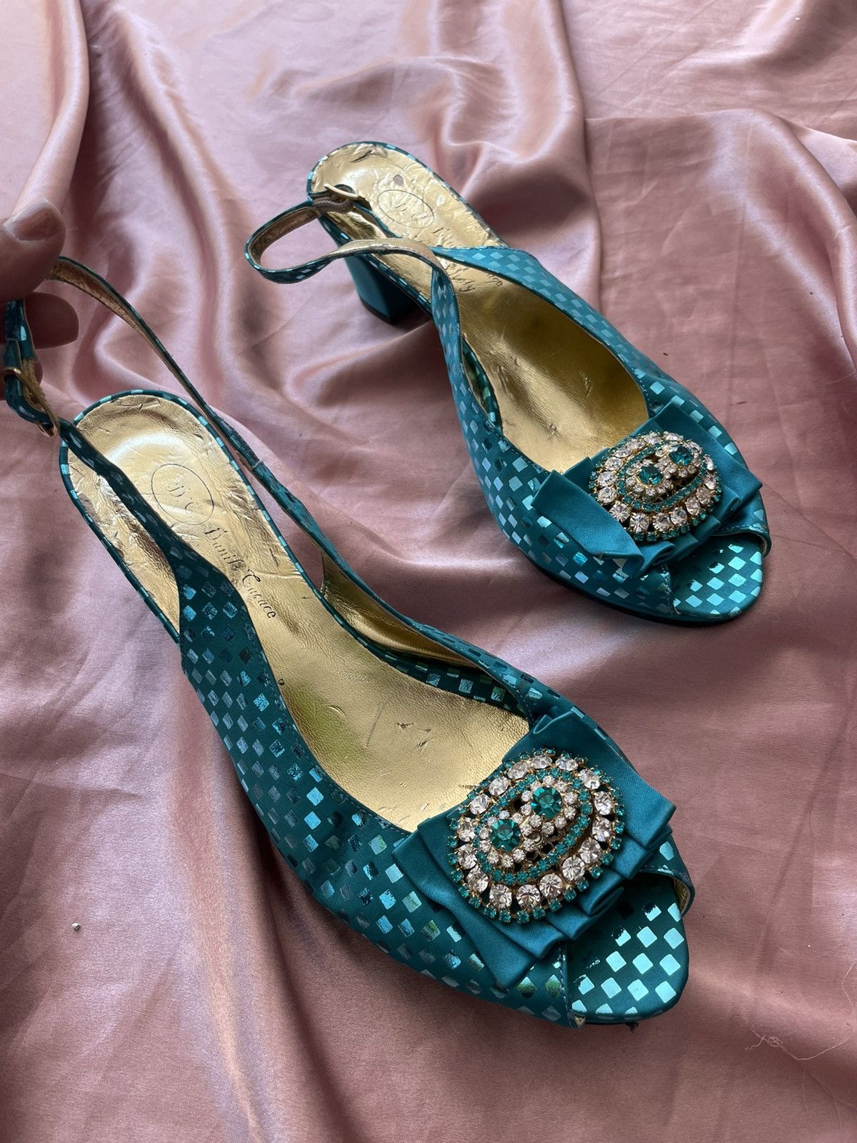 Vintage Italian heels Size US 9.5 / IT 39.5 - 6 Thumbnail