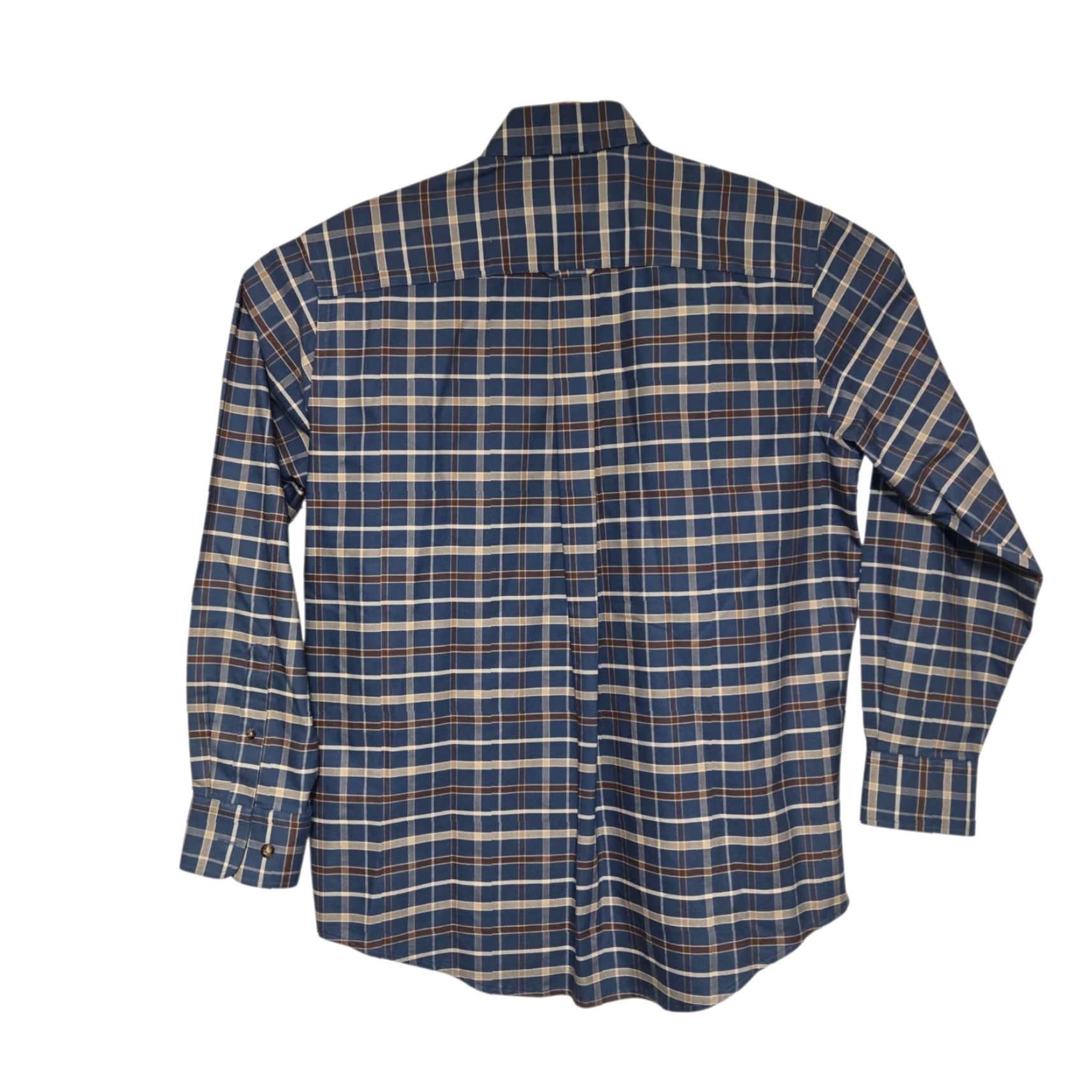 Vintage Cabela's Shirt Men's M Plaid Long Sleeve Button-Up with Pockets NWOT Outdoor Camp Casual Workwear Blue Size US M / EU 48-50 / 2 - 4 Thumbnail