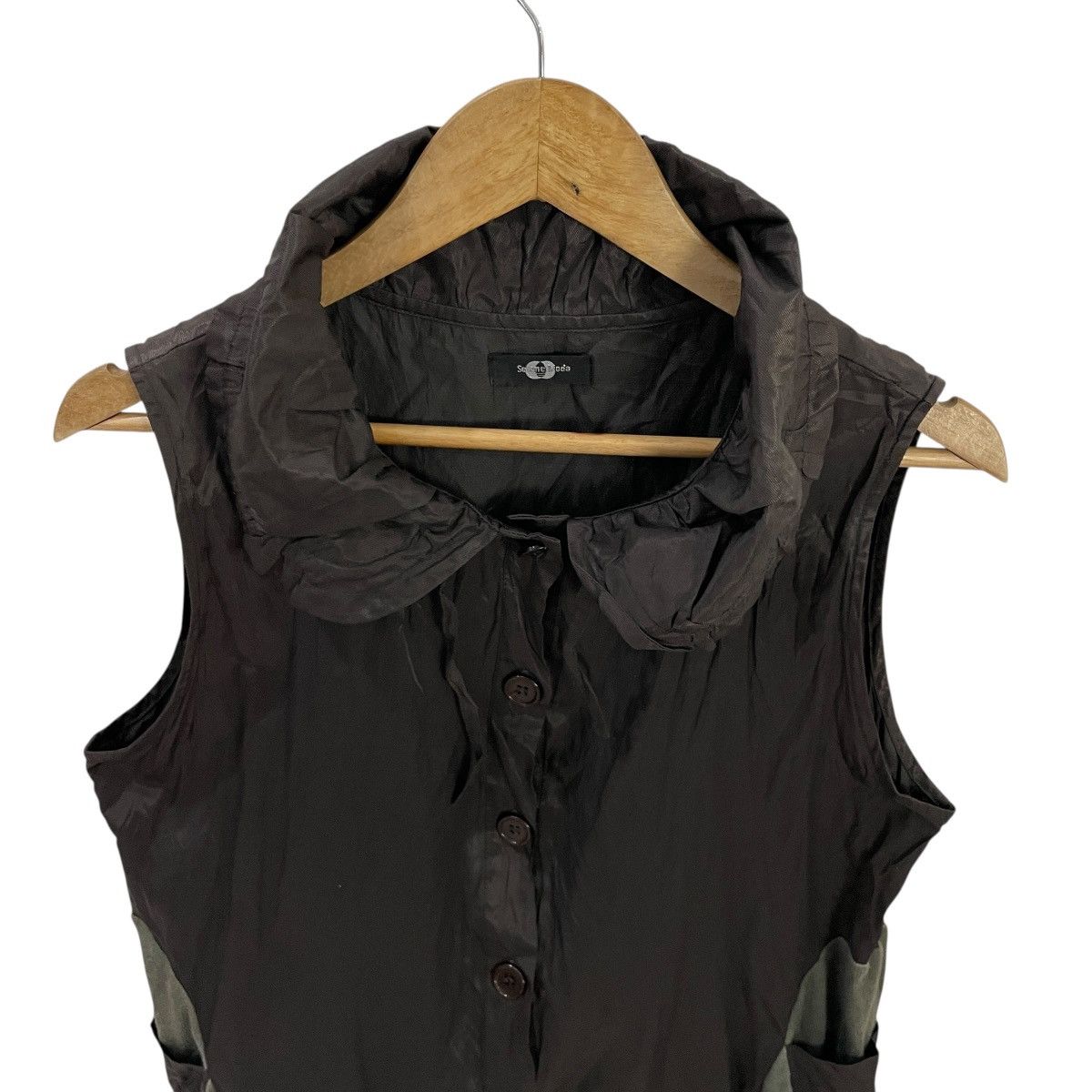 American Apparel Vintage Serena Mode Sleeveless Tactical Dress Size XL / US 12-14 / IT 48-50 - 5 Thumbnail