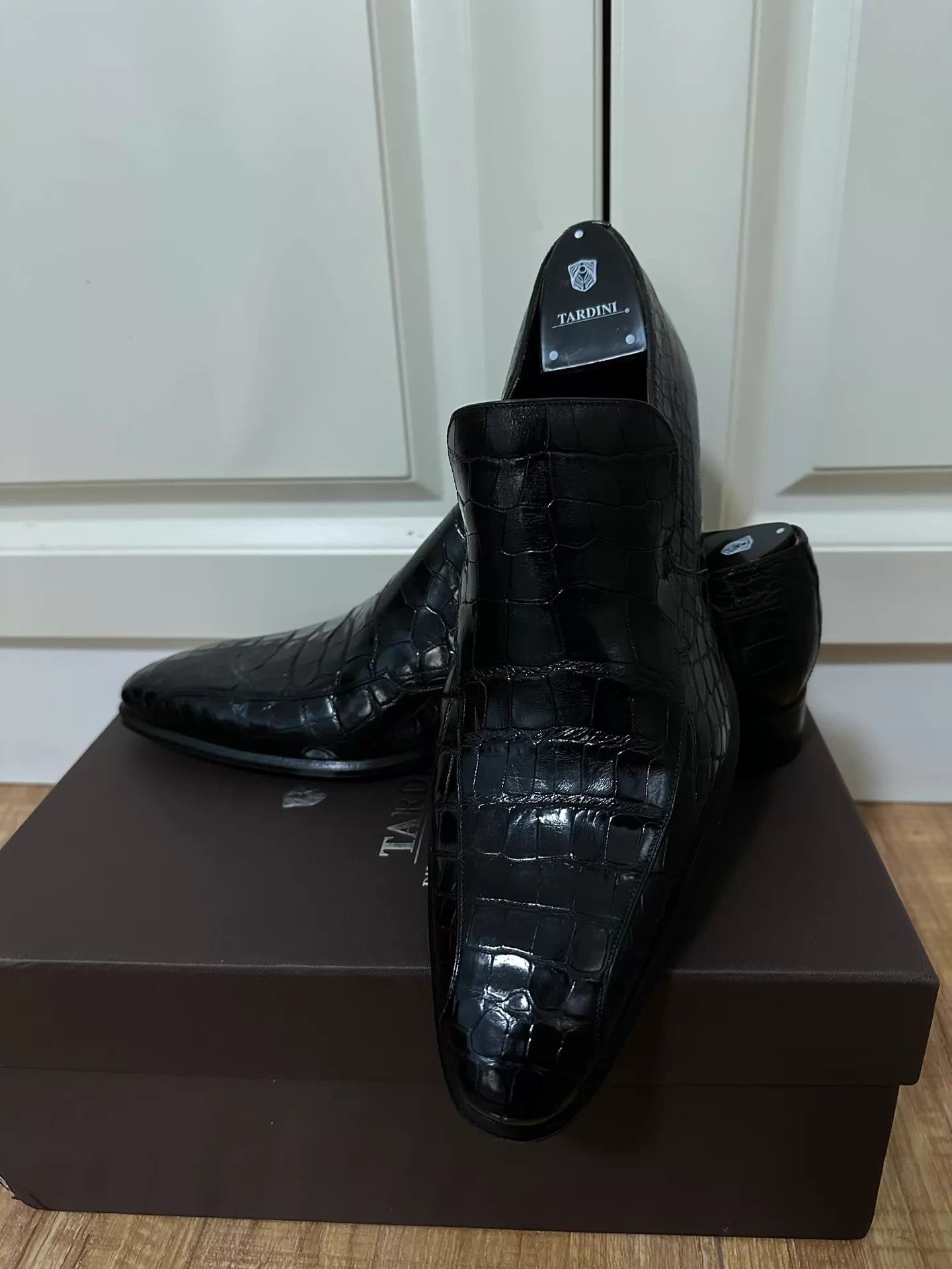 Other Tardini Crocodile Leather Dress Shoes 43 (New, Rare) Size US 10 / EU 43 - 2 Thumbnail