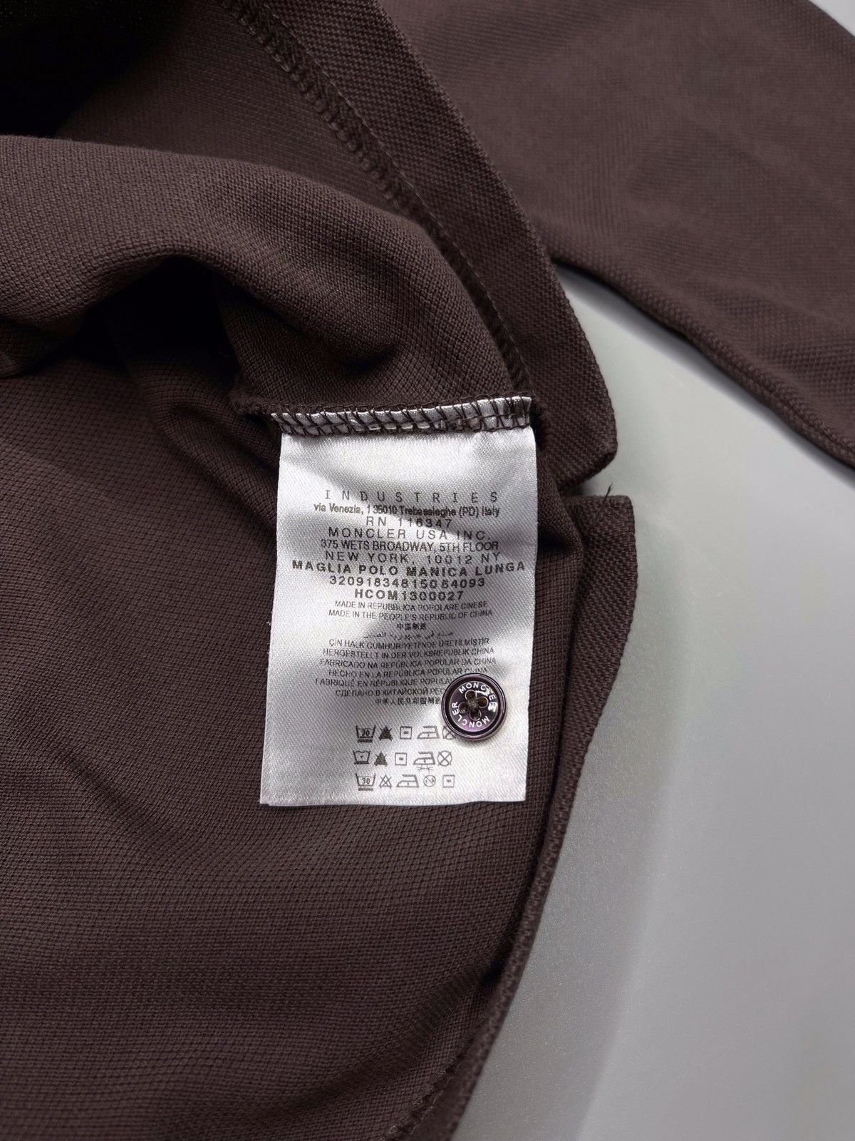 Moncler Moncler Maglia Polo Manica Lunga Long Sleeve Size US S / EU 44-46 / 1 - 8 Thumbnail