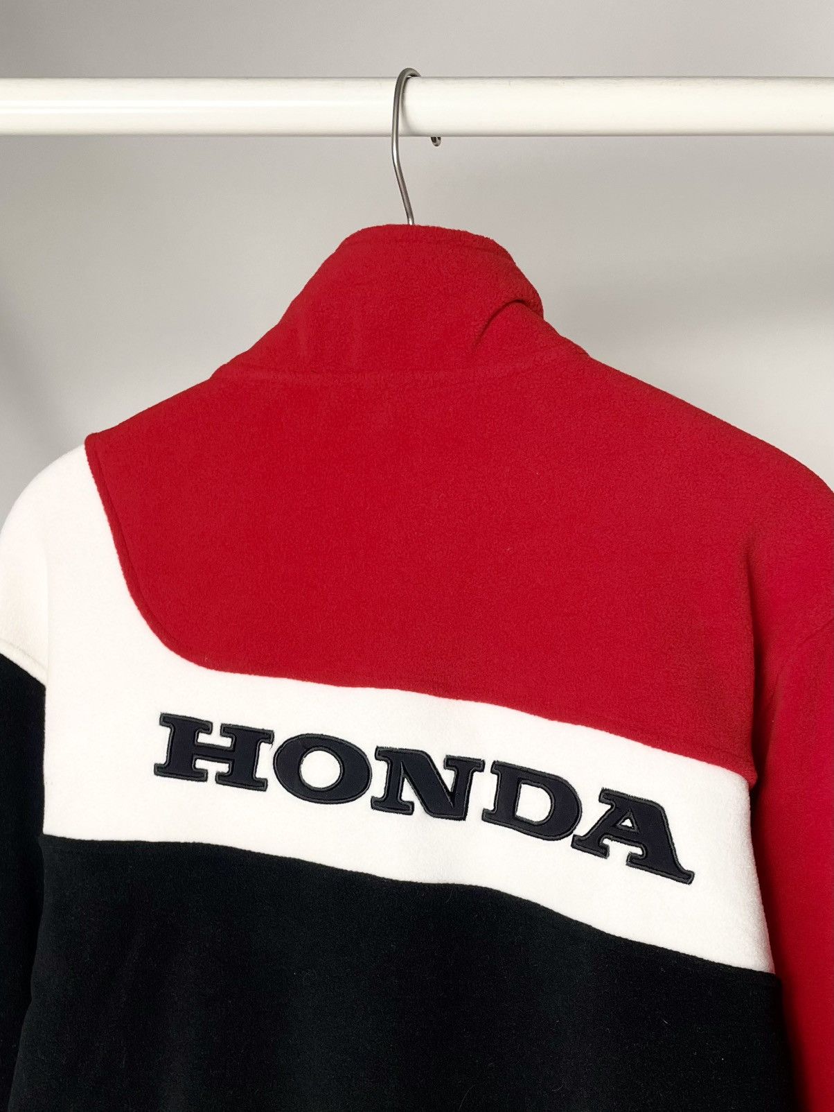 Honda Vintage Honda 🈵 Red Fleece Racing Sponsor Jacket Size US XXL / EU 58 / 5 - 8 Thumbnail