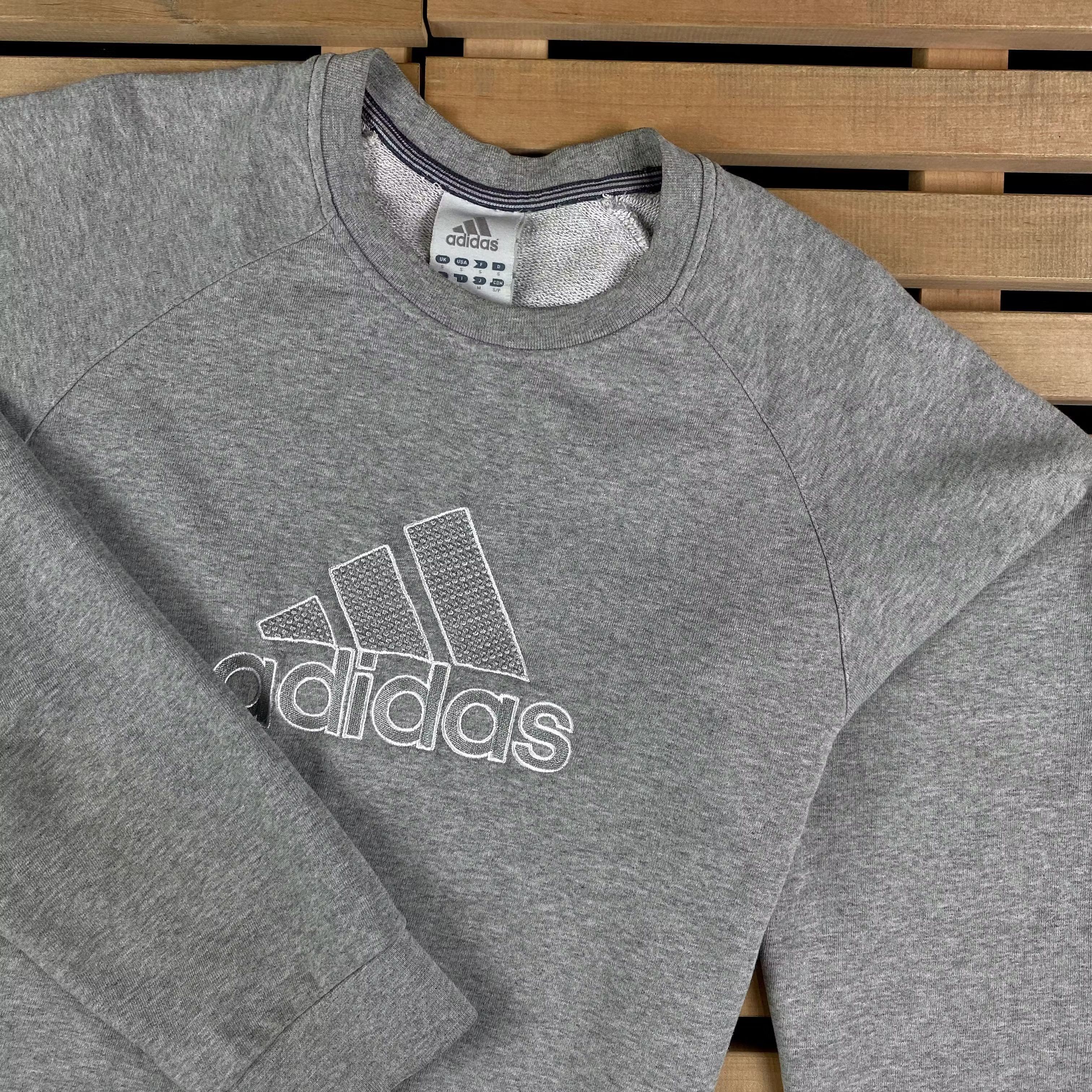 Adidas × Vintage Mens Sweatshirt Long Sleeve Adidas Big Logo Vintage Size S Size US S / EU 44-46 / 1 - 2 Thumbnail