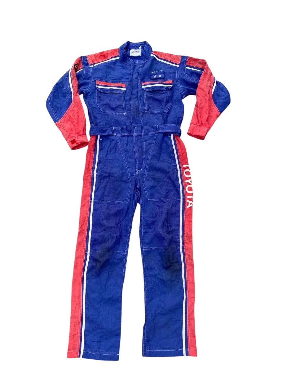 Nissan 🔥Trashed 90s Distressed DESTROYED Toyota PATCHED Coverall Size US L / EU 52-54 / 3 - 2 Thumbnail