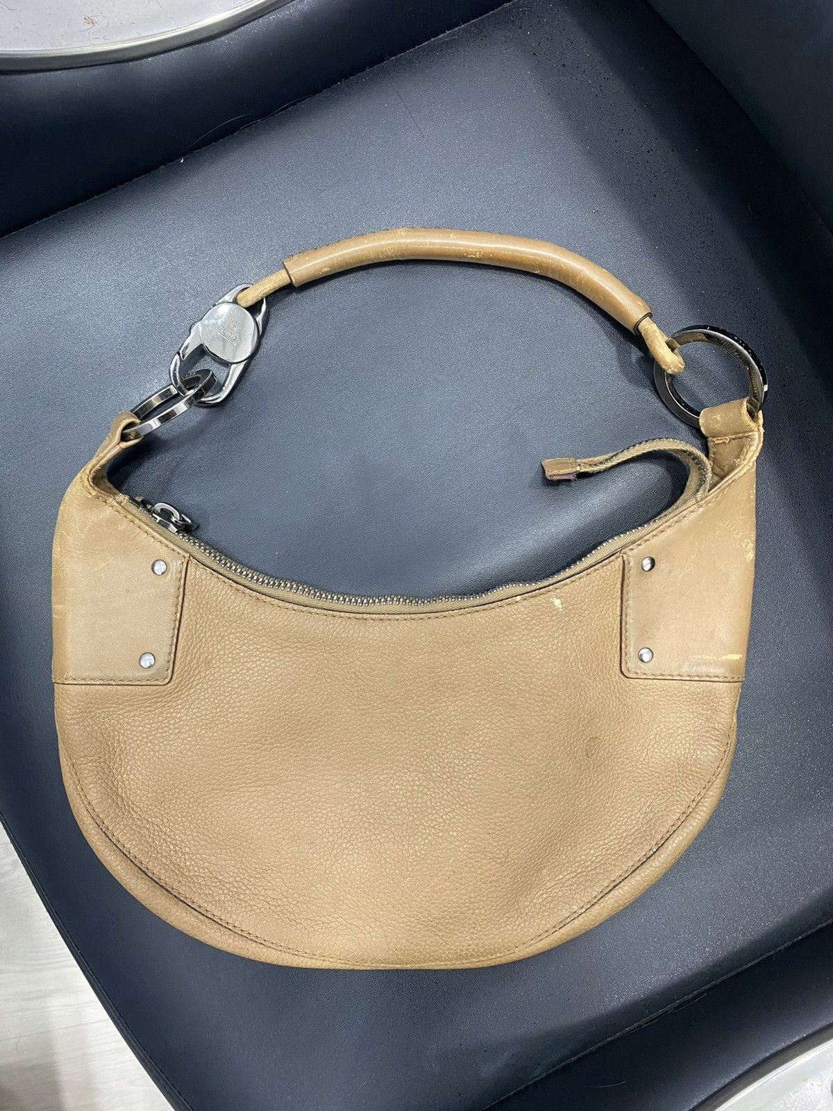Gucci Gucci bamboo ring leather Size ONE SIZE - 6 Thumbnail