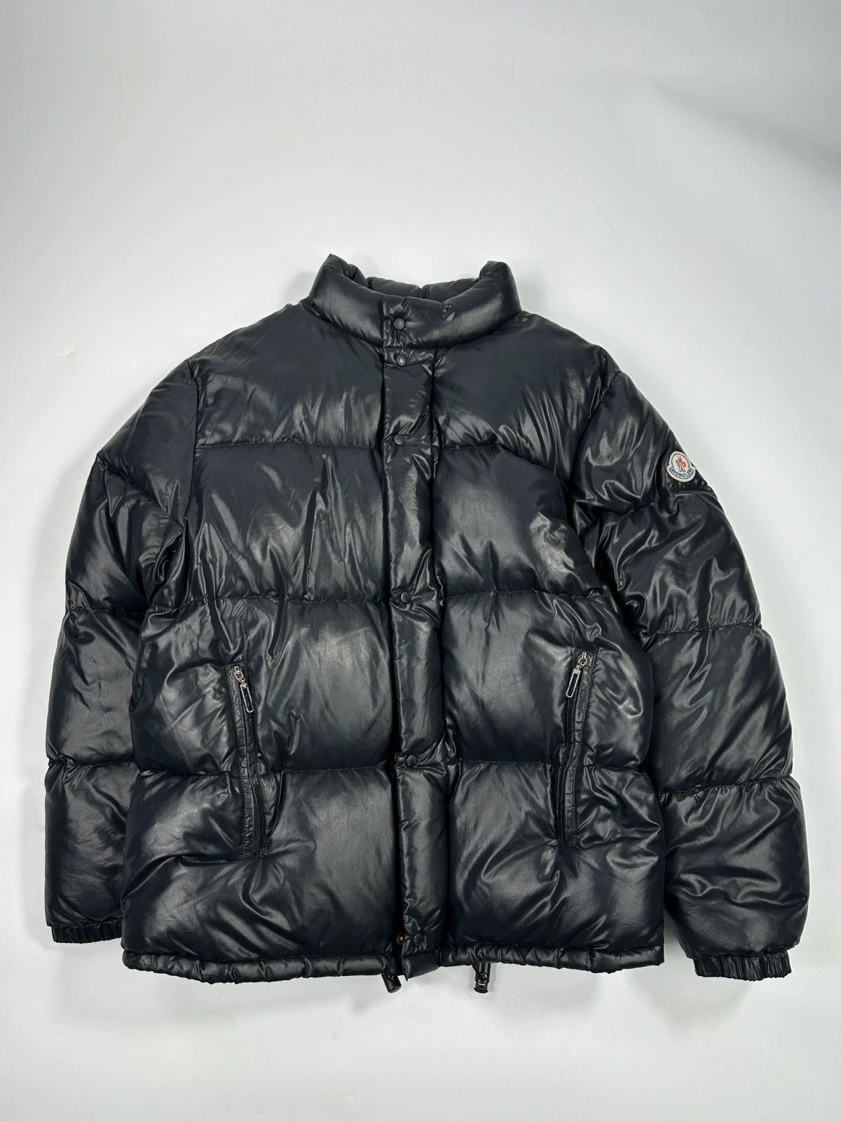 Moncler Moncler 90’s Black Vernis Nylon Hooded Down Puffer Jacket Size US S / EU 44-46 / 1 - 5 Thumbnail
