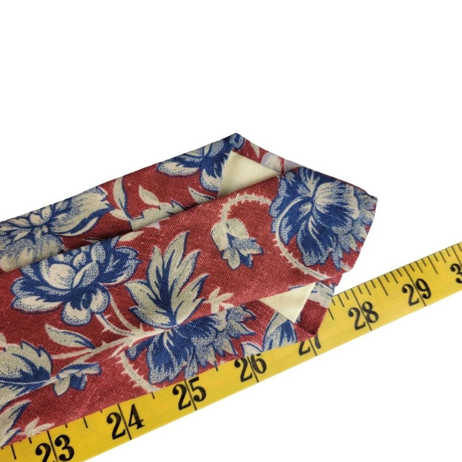 Polo Ralph Lauren Polo Ralph Lauren Linen Floral Neck Tie 3.5" x 58" Italy Size ONE SIZE - 7 Thumbnail