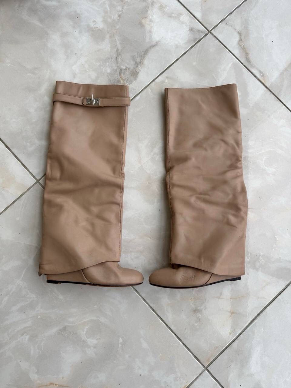 Givenchy Givenchy Shark Leather Boots RRP $2500 Size US 10 / IT 40 - 1 Thumbnail