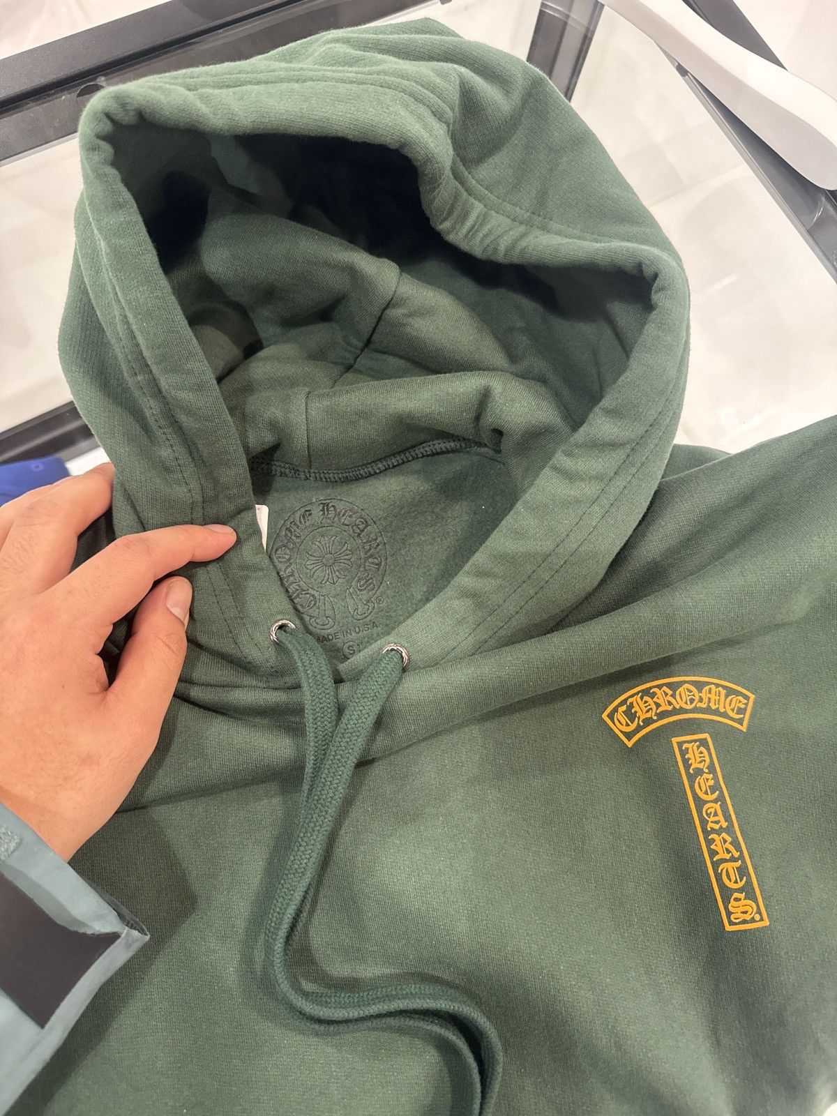 Chrome Hearts Chrome Hearts T Bar Green/Orange Hoodie Size US S / EU 44-46 / 1 - 3 Thumbnail