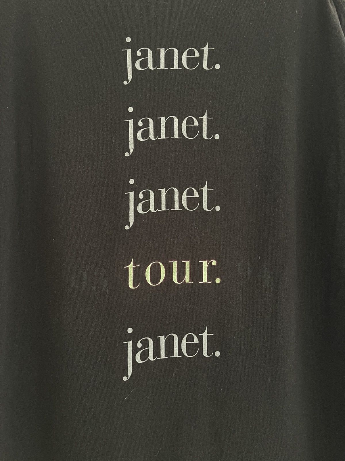 Band Tees Vintage 1993 Janet Jackson World Tour T Shirt Size US L / EU 52-54 / 3 - 8 Thumbnail